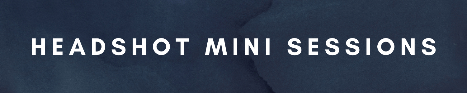 Headshot Mini Sessions Banner