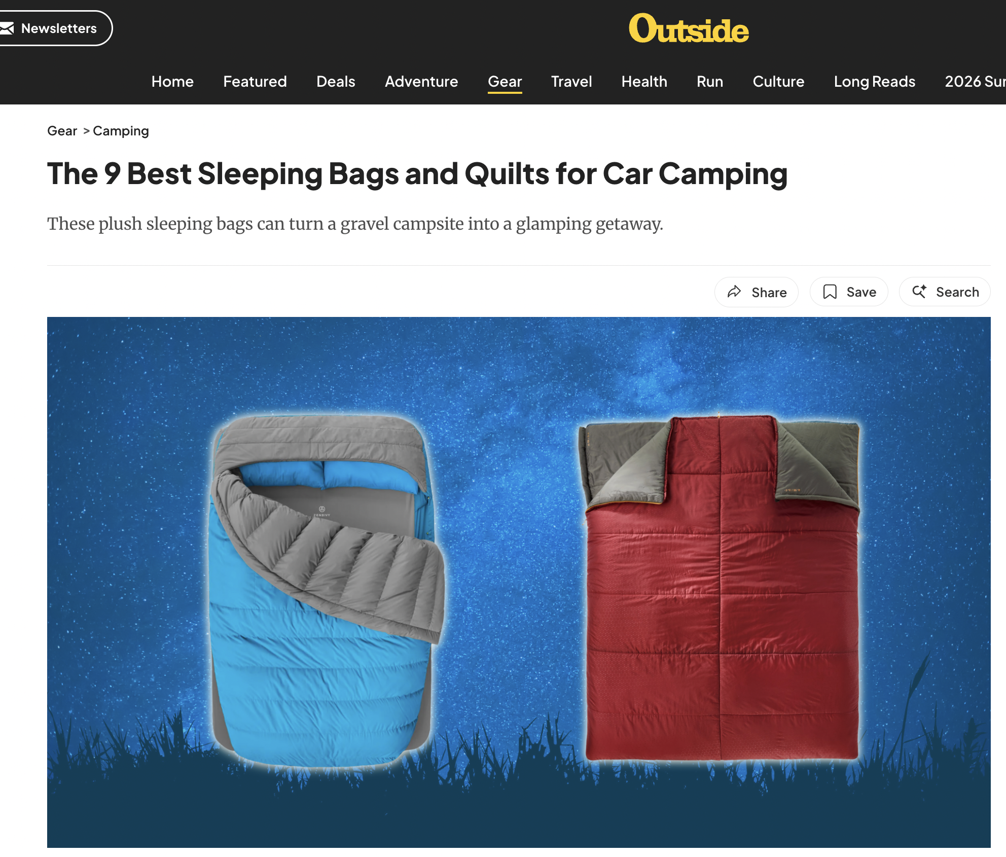 The 9 Best Sleeping Bags and Quilts for Car Camping
