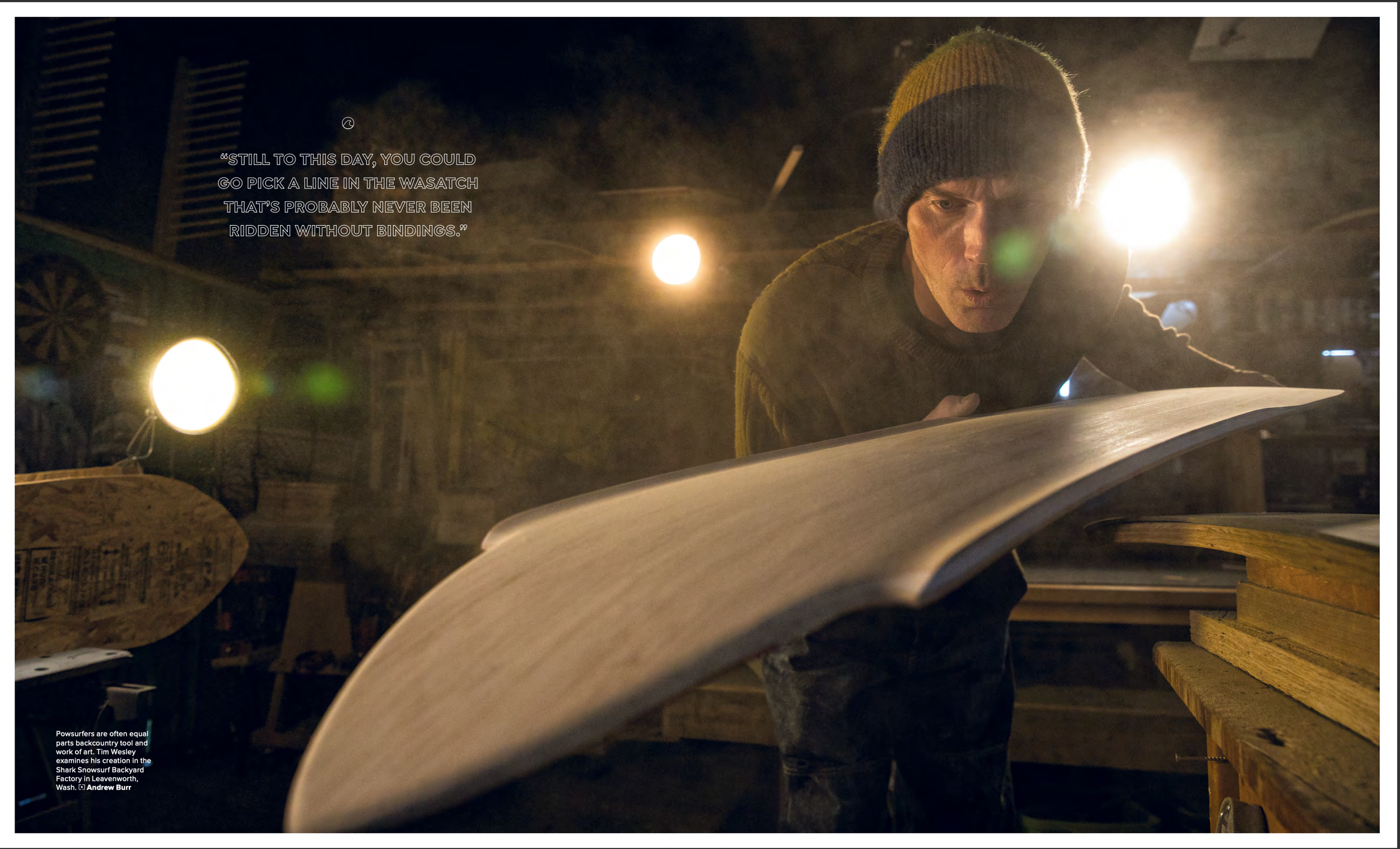 Alpine Aloha: Powsurfing is the answer to high-danger, low-angle days