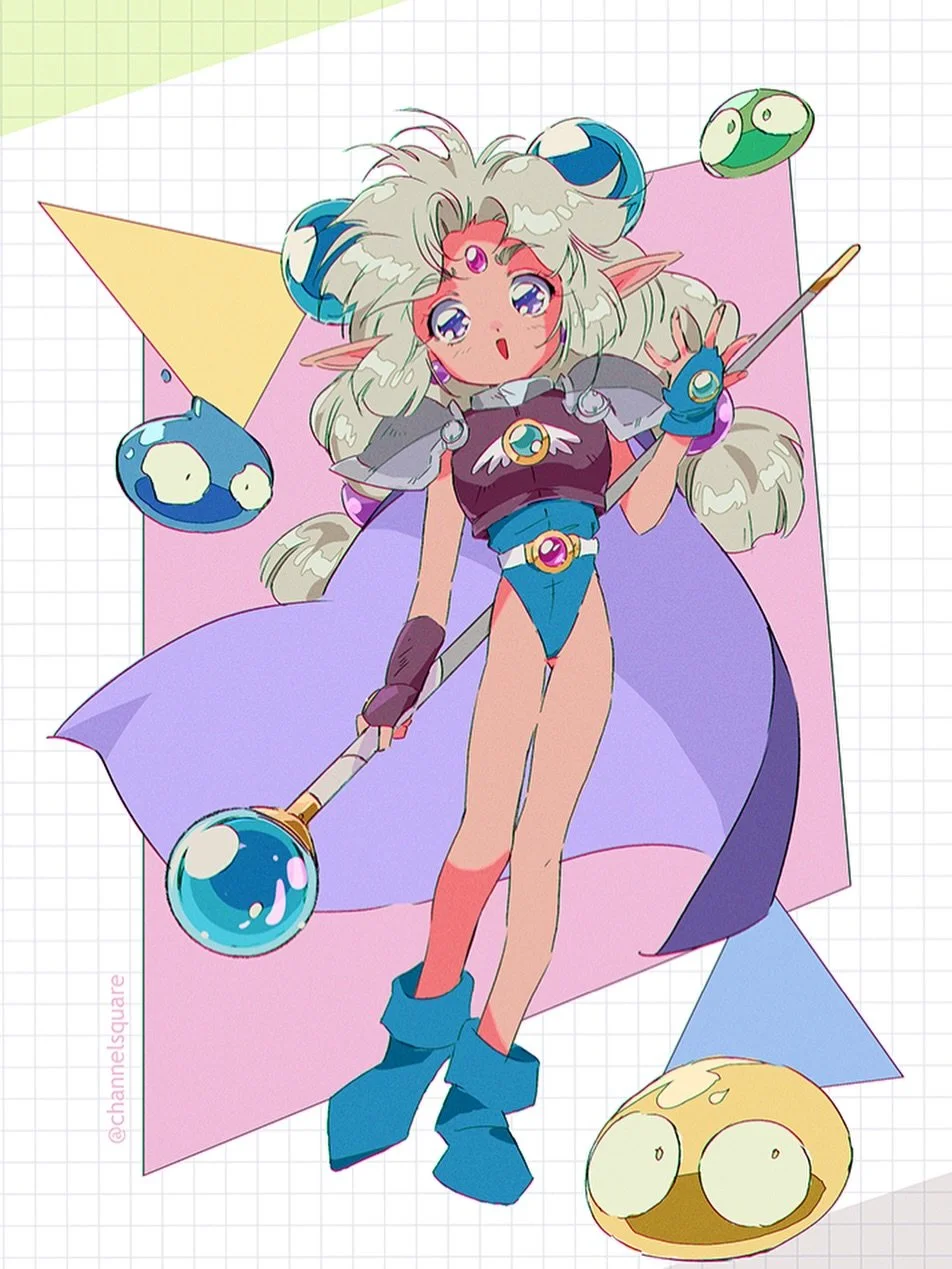 (=^▽^)&sigma; elf
#oc #elfgirl #retroanime #90sanimestyle #jrpg