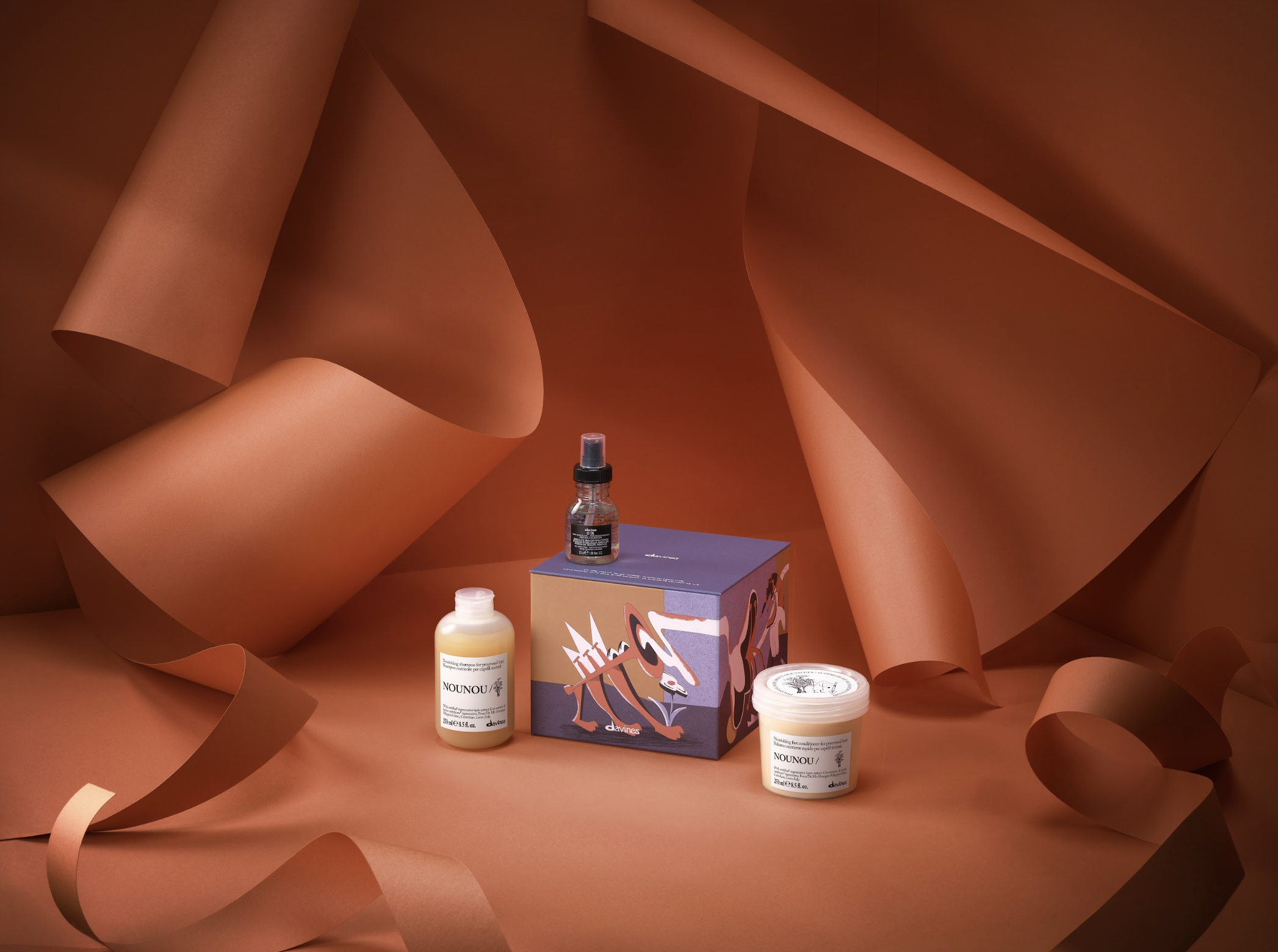 Nounou Gift Box (For highly processed or brittle hair)