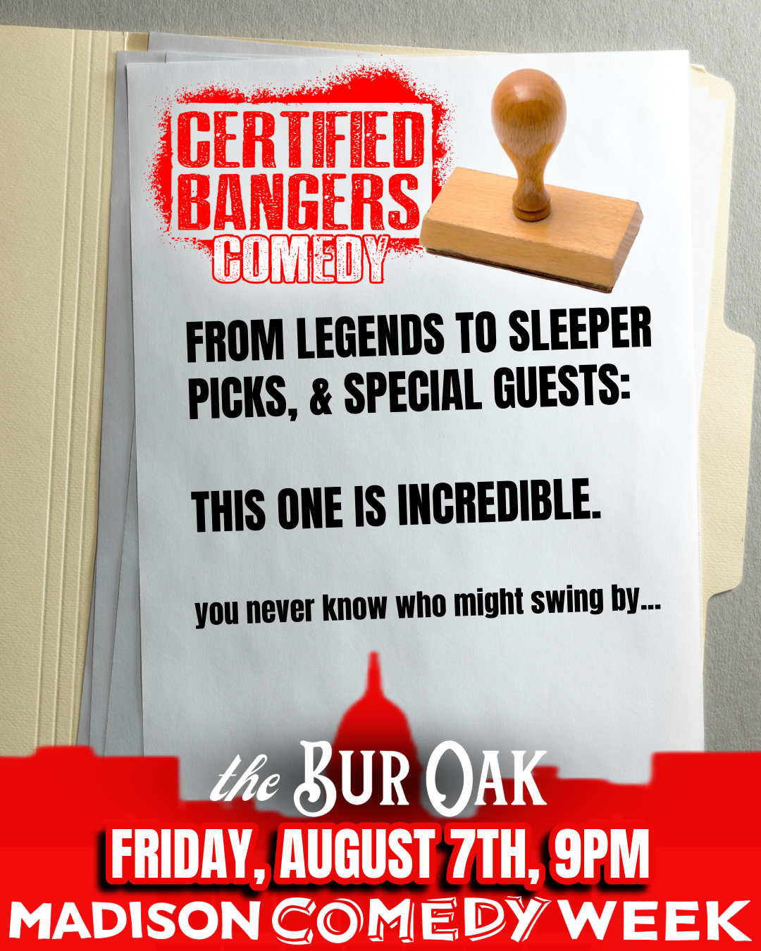 Madison Comedy Week - Certified Bangers