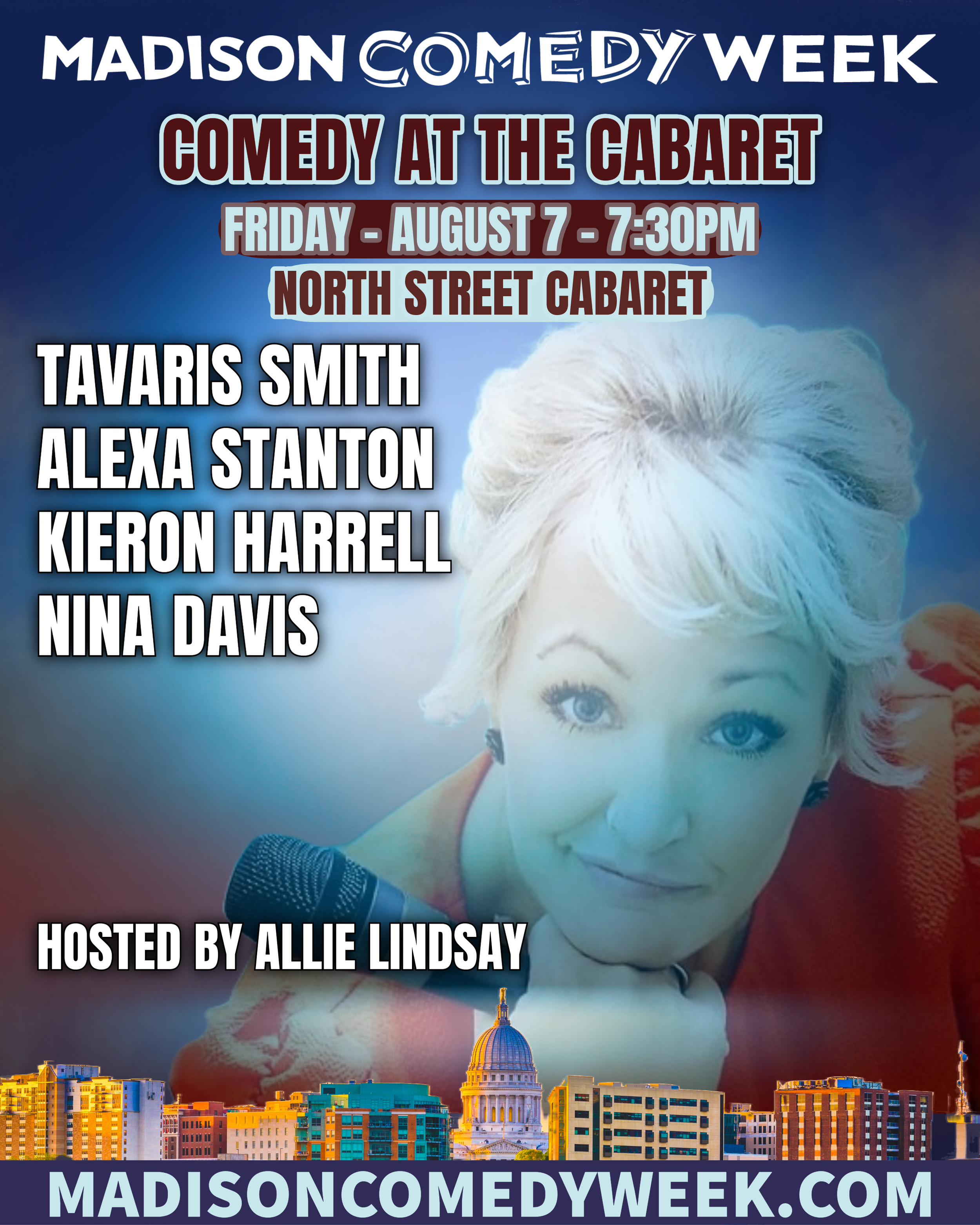 COMEDY AT THE CABARET - MADISON COMEDY WEEK - NORTH STREET CABARET