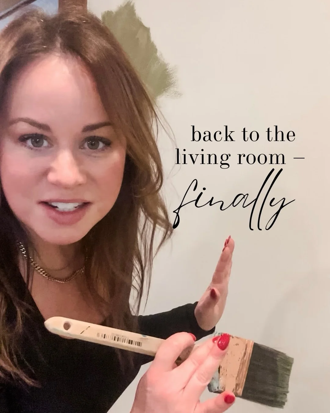 After a long Christmas-sized pause, I&rsquo;m finally picking the paint brush up and heading back into the living room. And I am&hellip;*so excited.* I&rsquo;ve been drooling over lime wash finishes on Pinterest forever, and it finally clicked that t