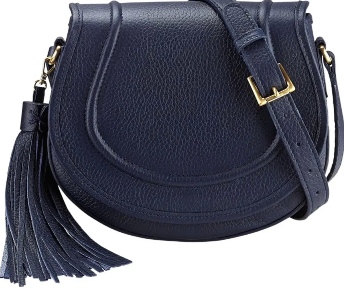navy crossbody bag
