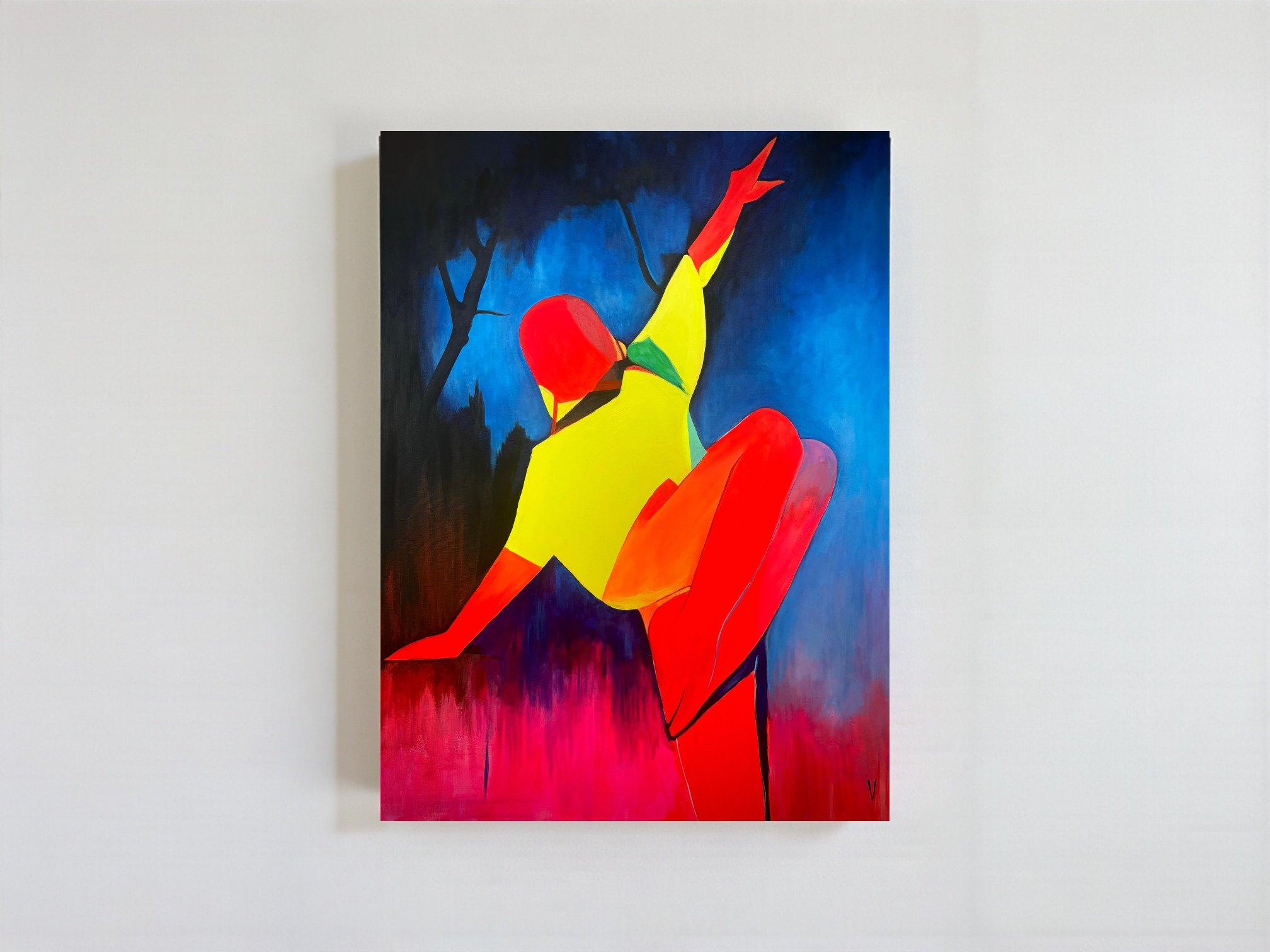  Starfinder , 2025
 Oil and acrylic on canvas
 40 x 30 in. 
