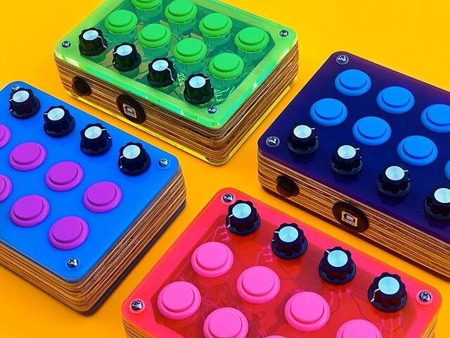 Putting a new spin on the 08K 👀 All controllers now available in laser cut and etched acrylic! Choose from dozens of colors with fluorescent, translucent, matte...even mirrored finishes 😯

As always, Paradise MIDI controllers are made-to-order, so 