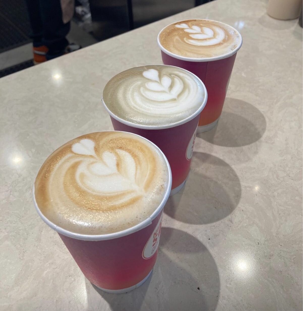 Happy FriYAY! 🫶🏾 Who needs a drink? 🙋🏾Here are some recs for the weekend:

☕️ Celebration Latte
🍵 Nirvana Peach Tea
🧇 Golden Waffle
🍵 Rose Chai
☕️ Chagaccino Latte (while supplies last)

Have a fantastic day! 💕

&mdash;
📸: Ari N. on Yelp