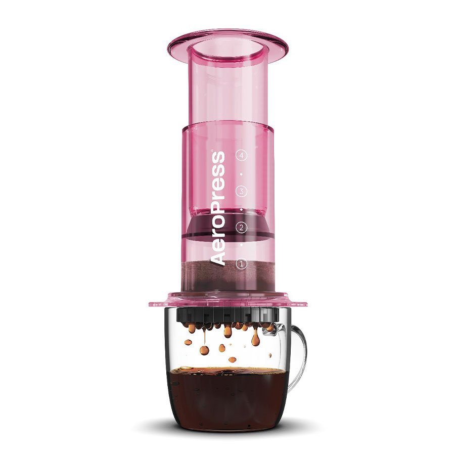 AeroPress Coffee Maker - Clear Pink-3.jpeg