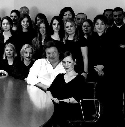 Ozge with Emre and Istanbul team
