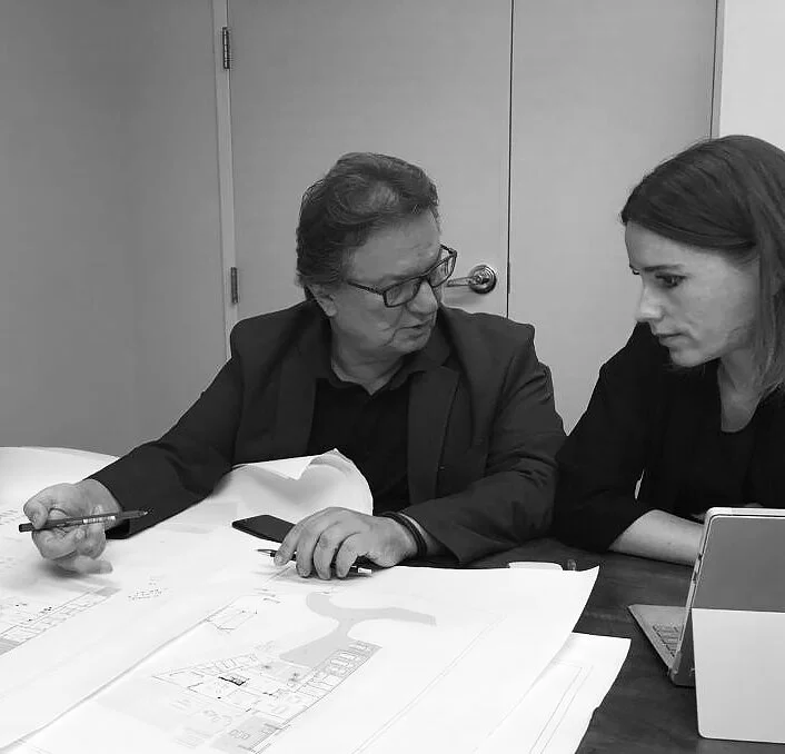 Ozge and Emre at project meeting in Florida
