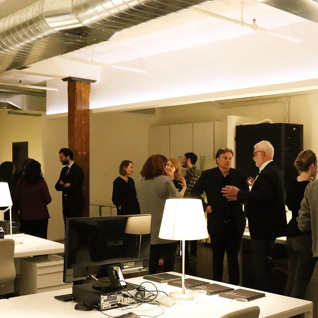 Ozge hosting -in conversation- event at the studio 