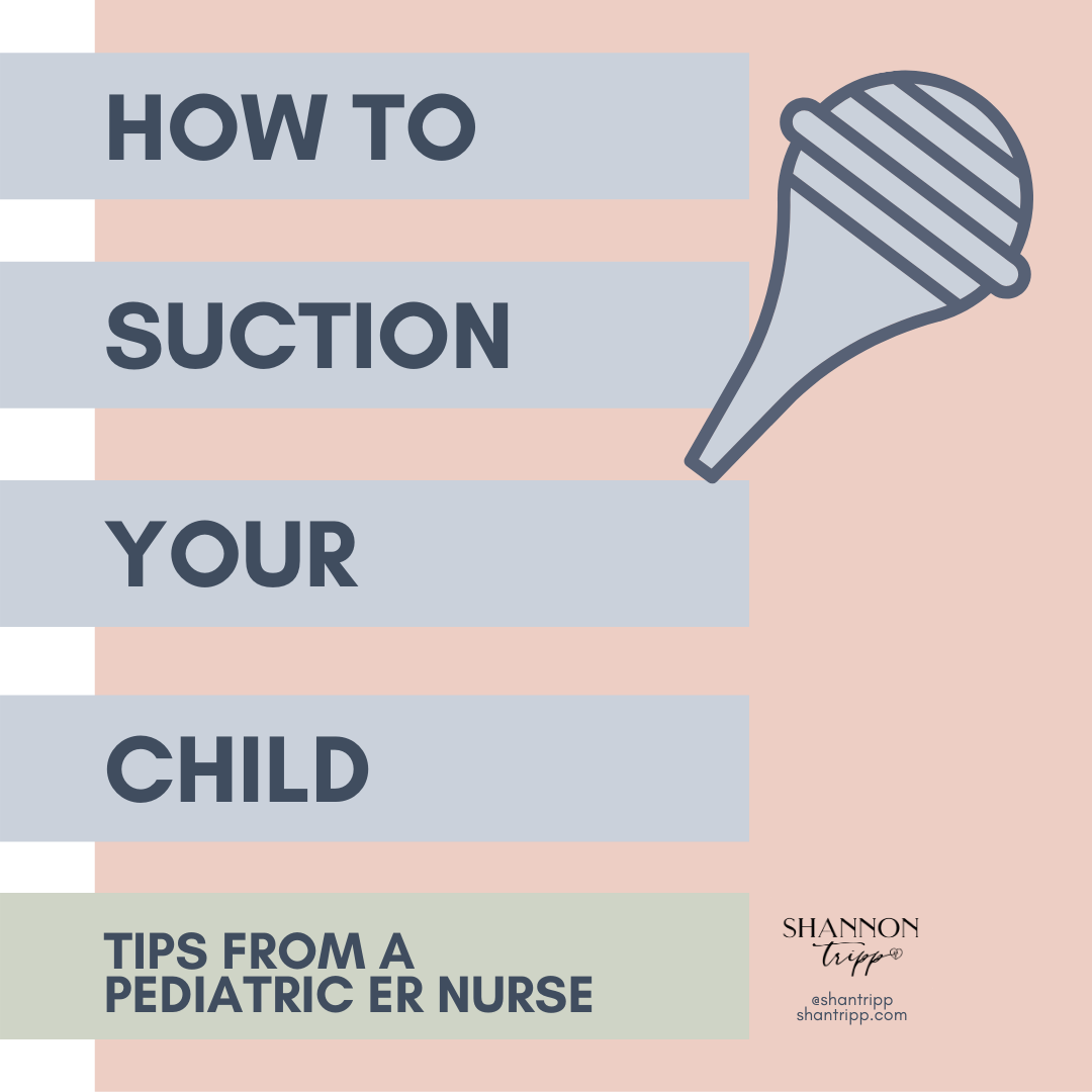 Simple steps to suction your child