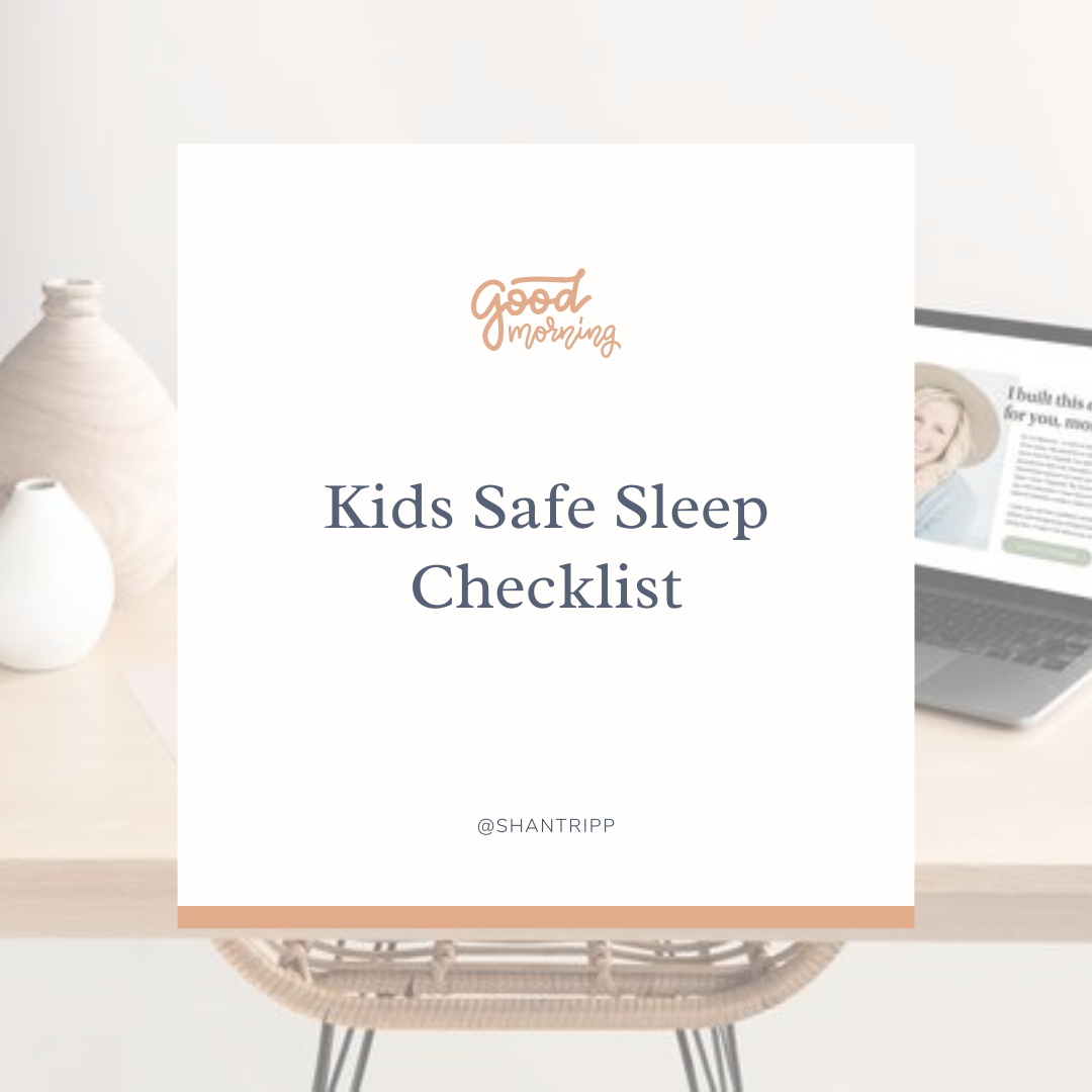 Kids Safe Sleep Checklist 
