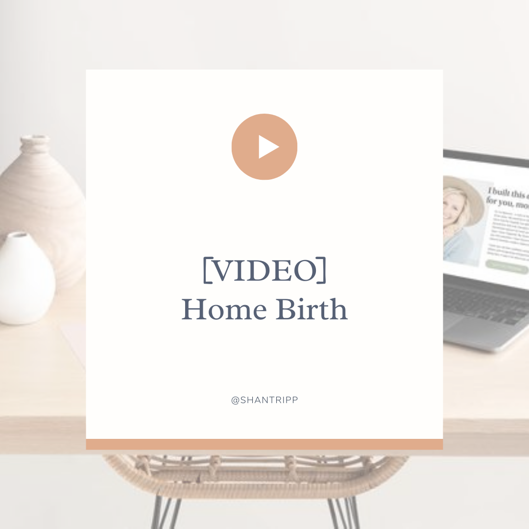 VIDEO: My First Home Birth -- Our Baby Boy, Bo!