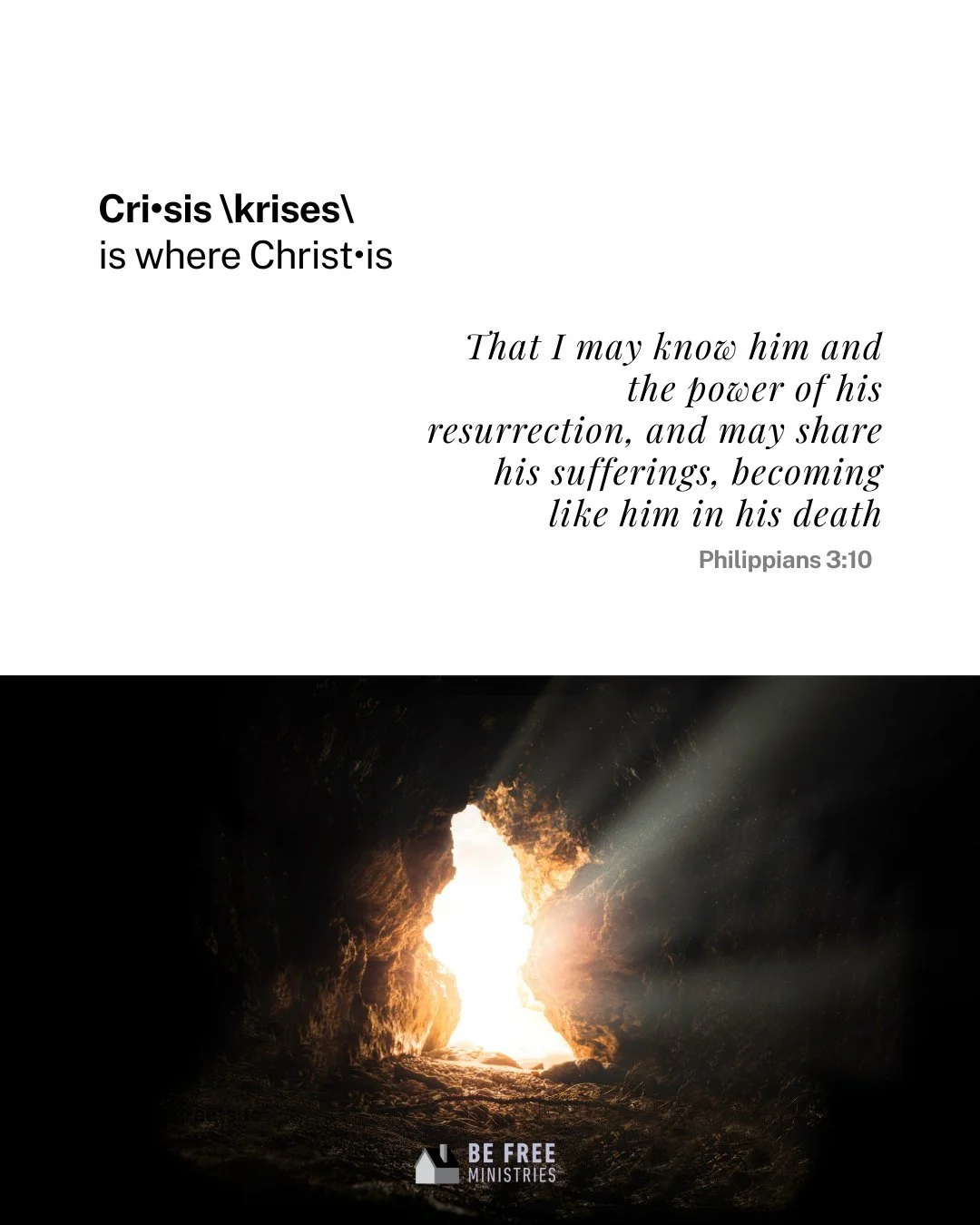 There is nothing we go through that Christ doesn&rsquo;t go through with us.  Our suffering is His suffering.  It&rsquo;s a deep intimacy and knowing we have with Him that cannot be experienced any other way.