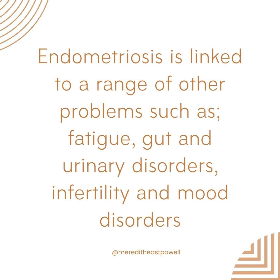 Endometriosis can come with a host of problems other than pain such as; digestive issues, fatigue, mood disorders and issues with fertility.

One of the core issues is inflammation, which is why nutrition can be such a useful tool in managing endomet