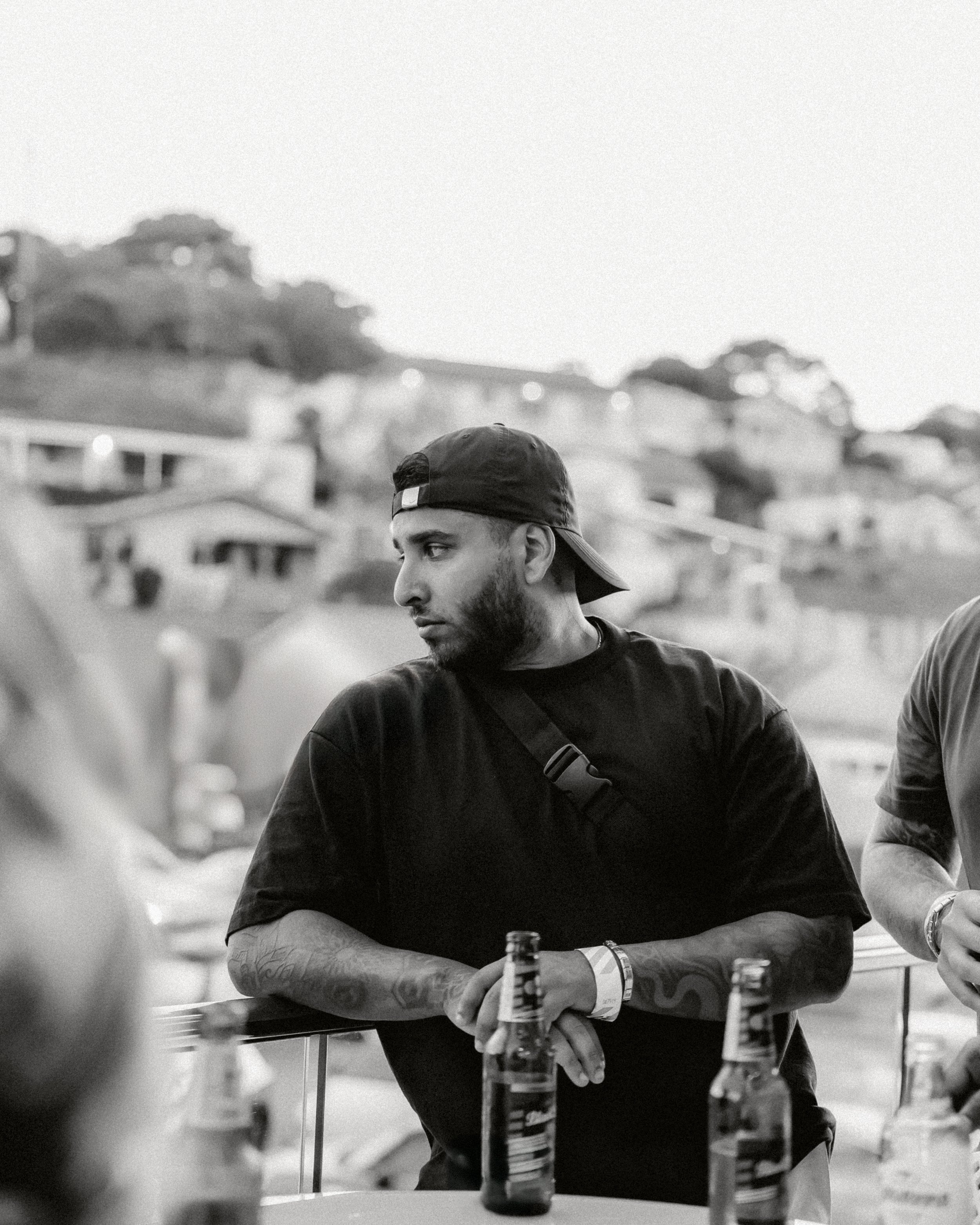 Taken in South Africa in a bar looking off to the side looking cool