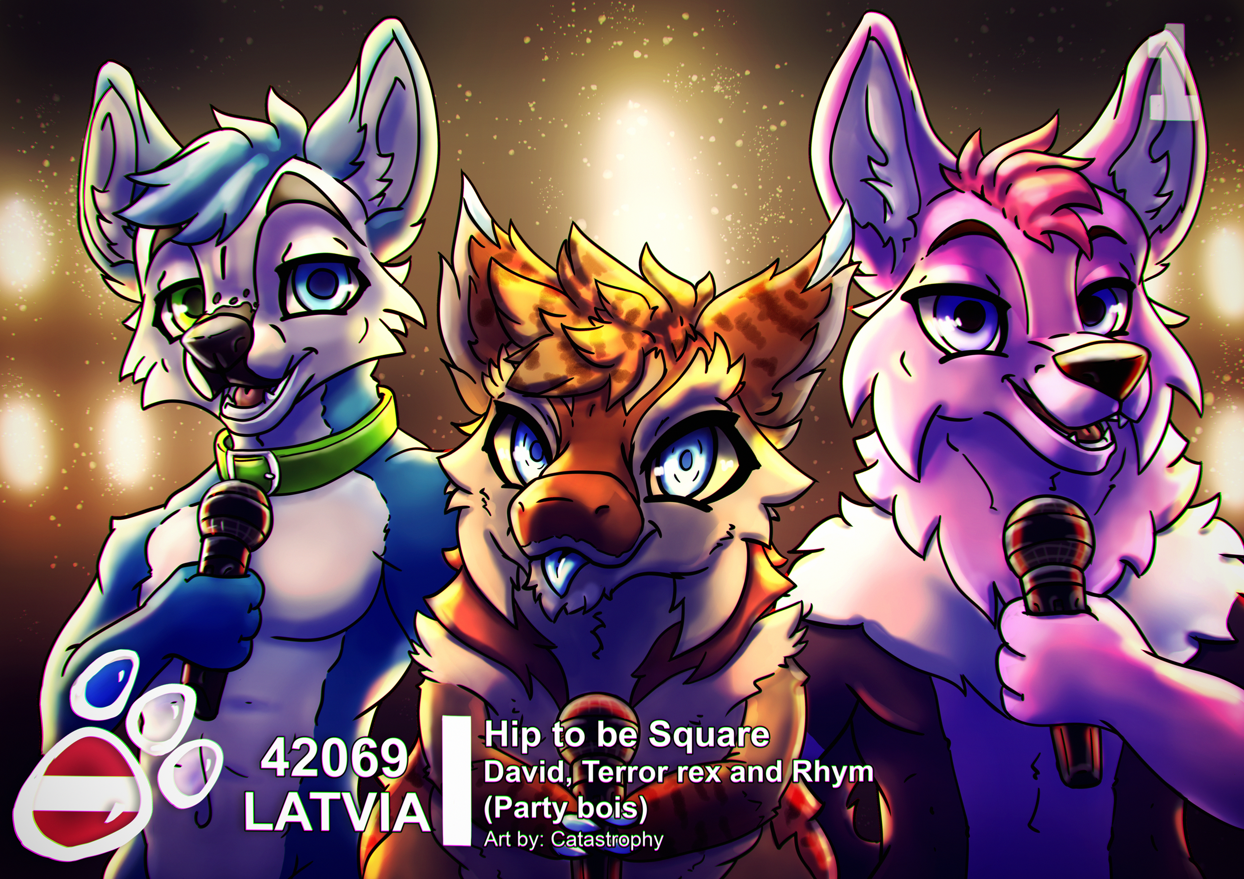 NFC 2020 Doorsign: Party bois - Comission