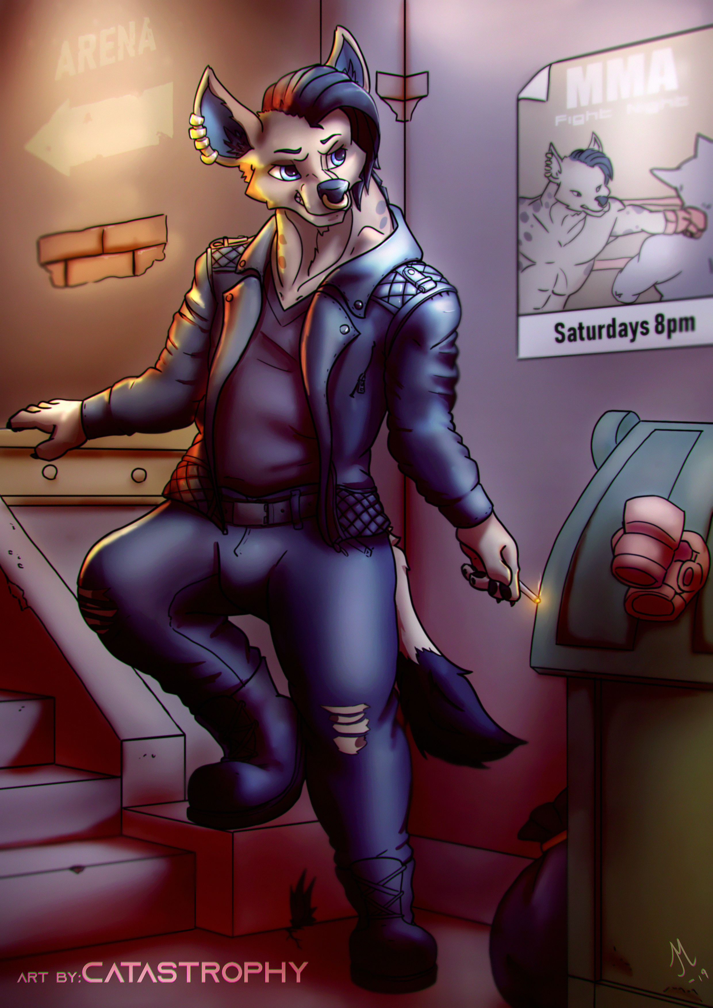 Commission SeviWolf - Character art
