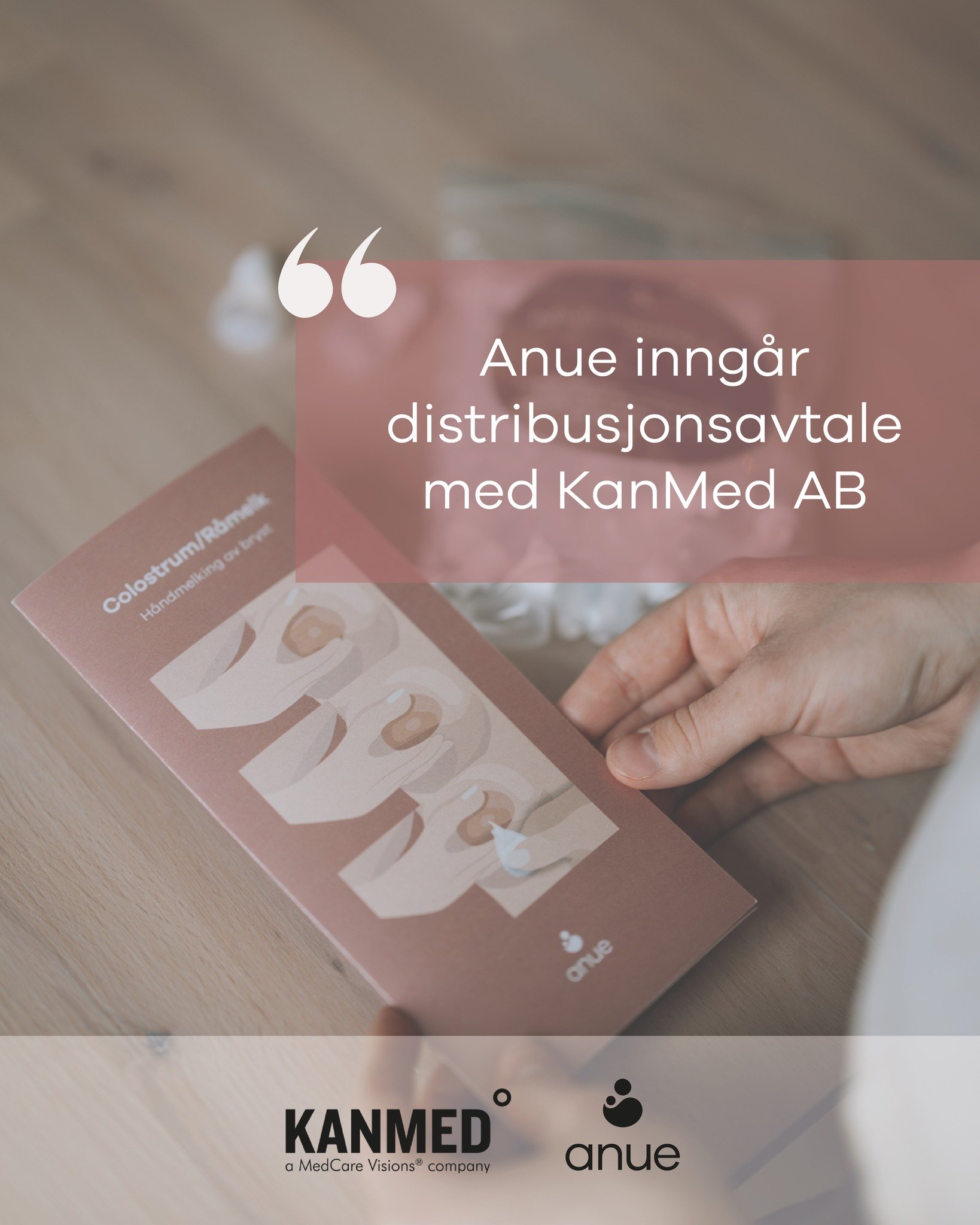 Anue AS inng&aring;r distribusjonsavtale med KanMed AB🎉

Dette styrker v&aring;r tilstedev&aelig;relse i det svenske sykehusmarkedet og sikrer at v&aring;re innovative l&oslash;sninger n&aring;r ut til flere nyf&oslash;dtintensivavdelinger.

Les mer