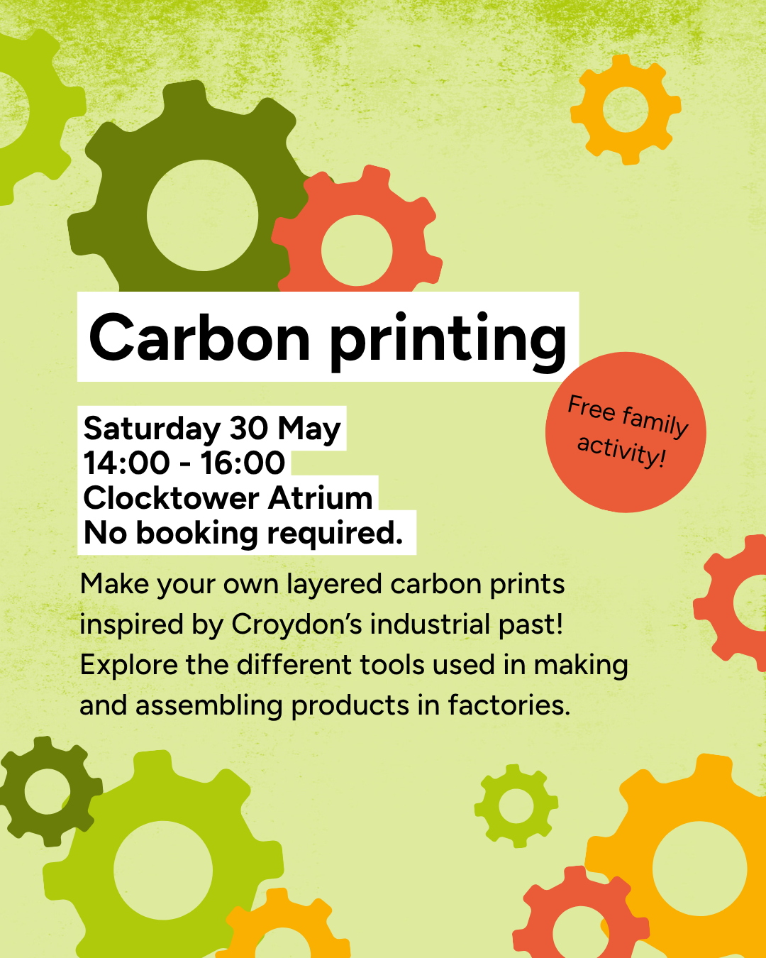 Carbon printing workshop