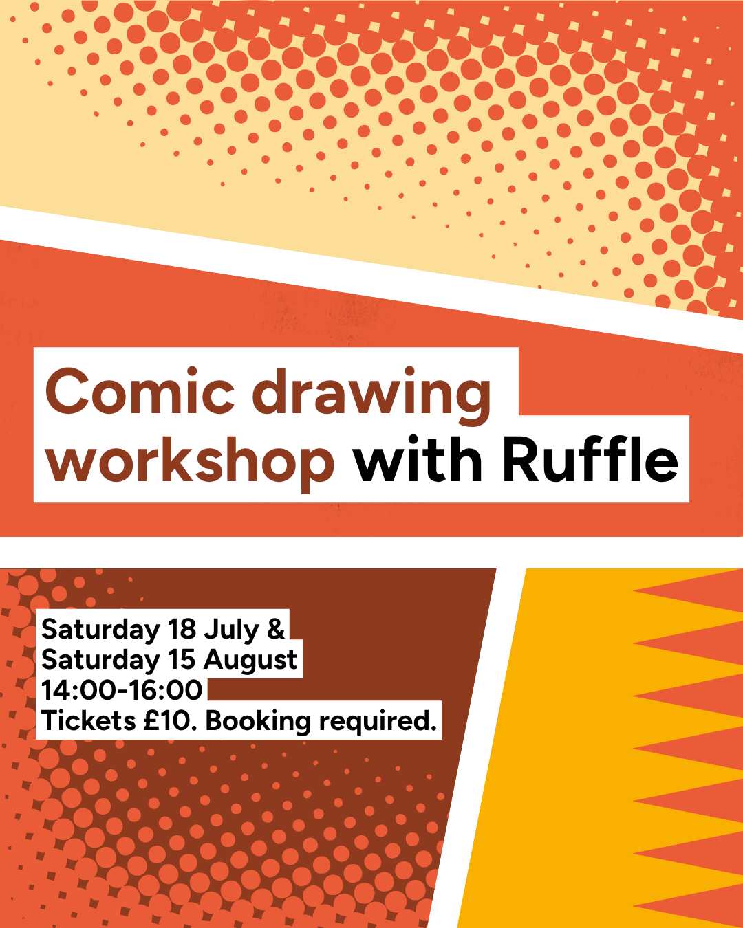 Comic Drawing Workshop with Ruffle