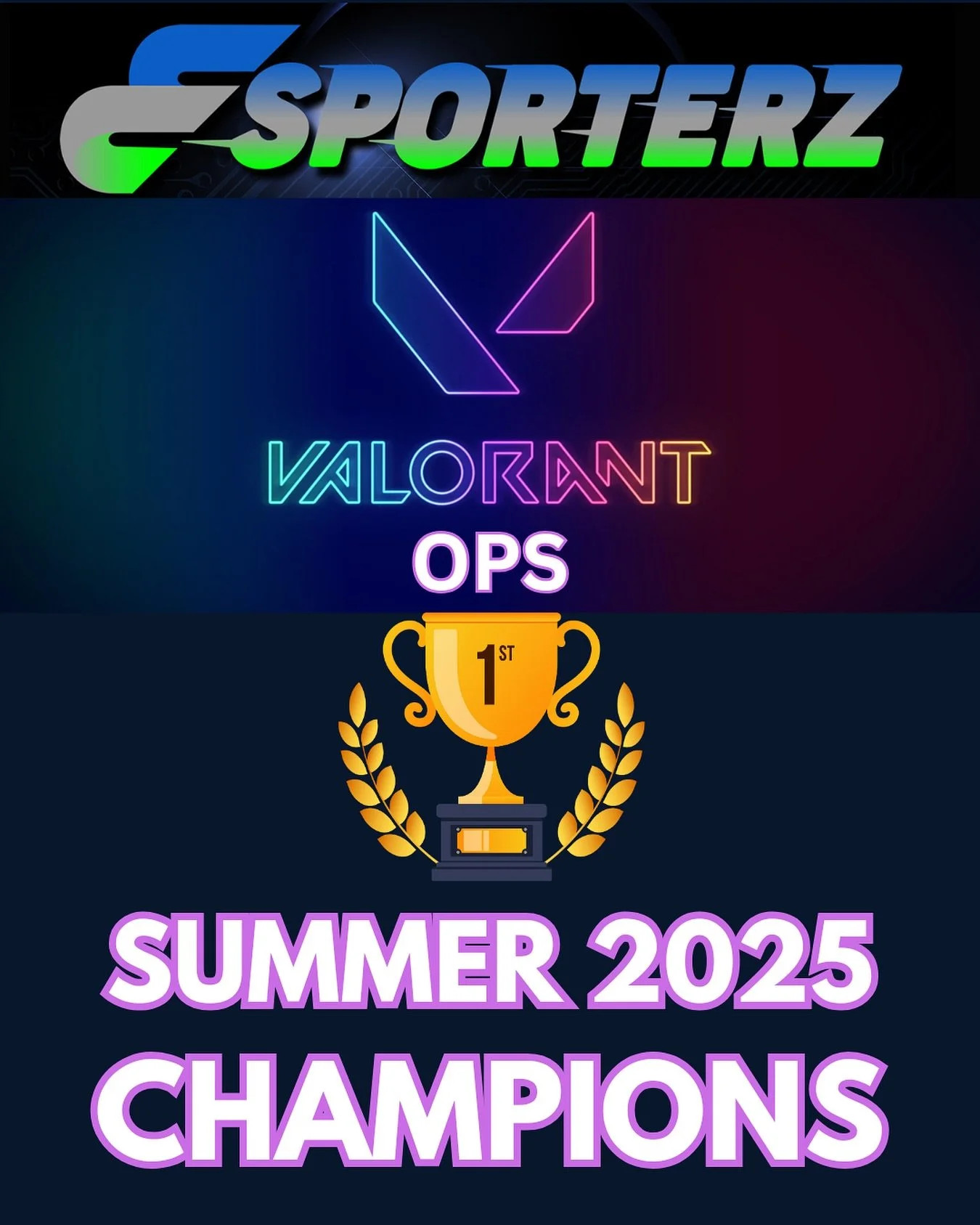 🏆 We did it again!! 🎉
Valorant Champions&mdash;VHEL Summer 2025!

As we say goodbye to our graduates, we celebrate all of our players who came together this season to form one incredible team&mdash;driven, focused, united&mdash;and brought home the