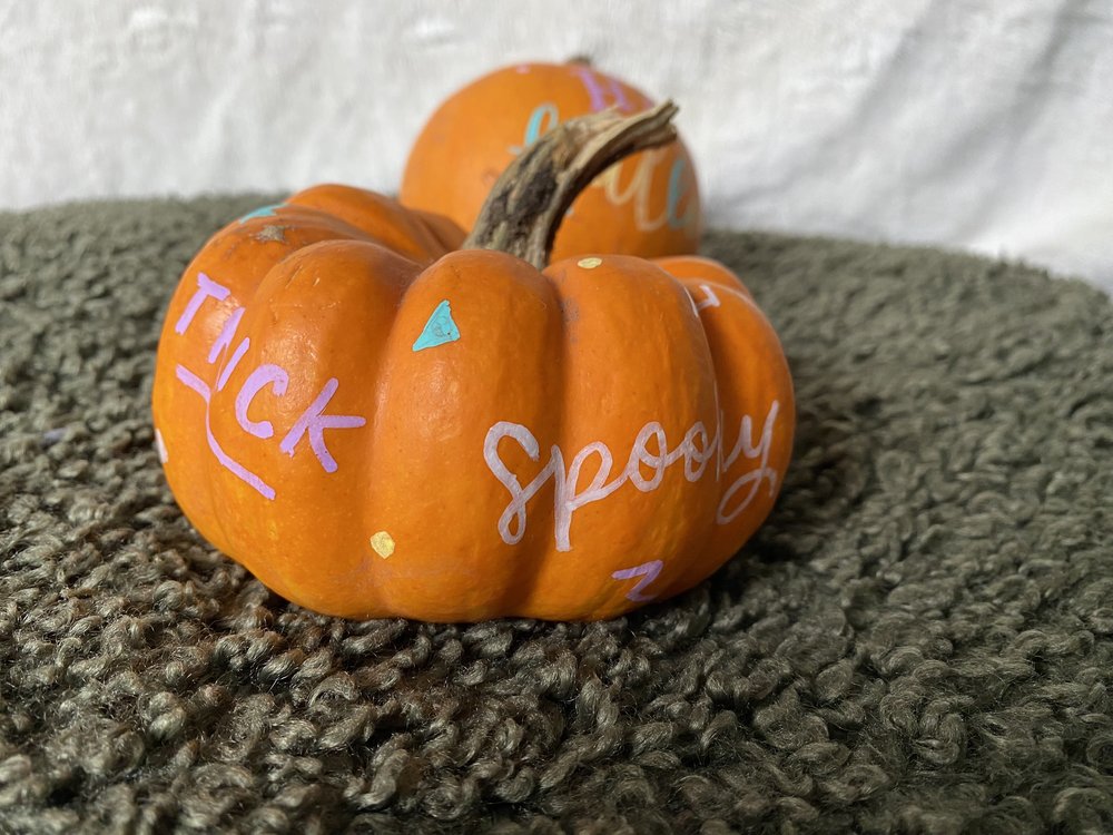 Trick Spooky Halloween Calligraphy