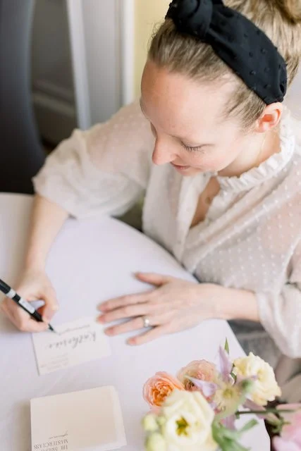 Live on-site calligraphy for events