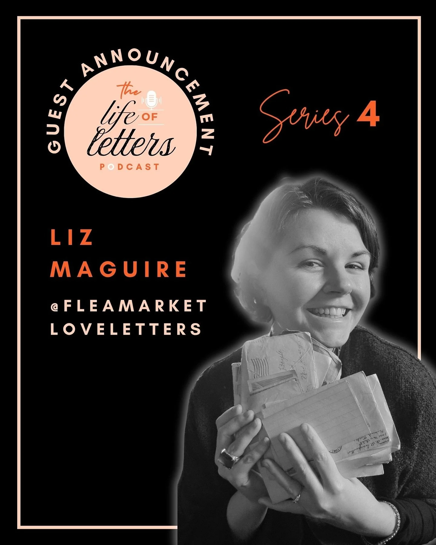 🤩🎉 New guest announcement 📣 In episode 5 of our next series, I&rsquo;ll be talking with the wonderful Liz Maguire from @fleamarketloveletters all about her digital love letter archive, the significance of handwritten letters in today&rsquo;s digit