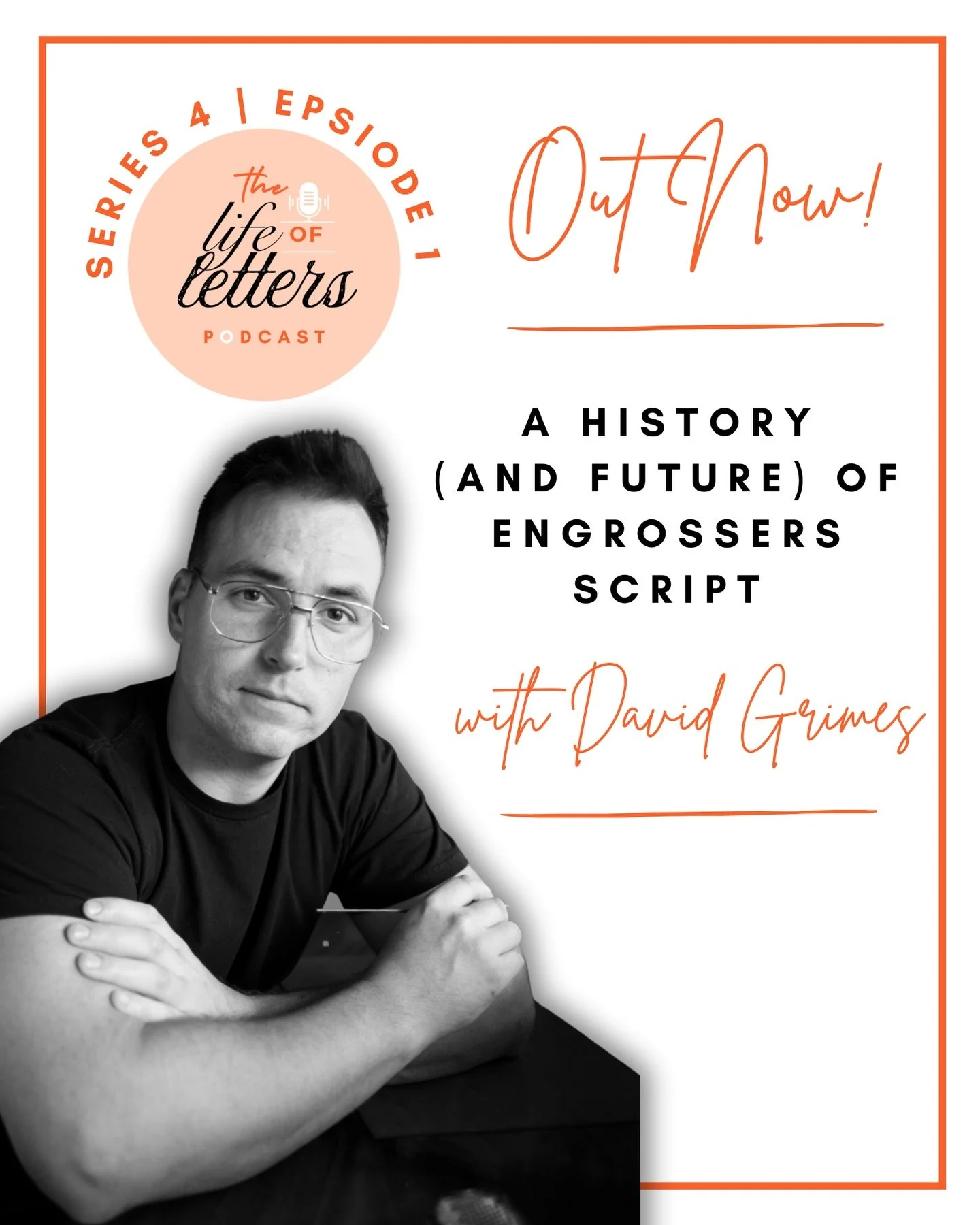 Episode ONE is here! The new series kicks off with @masgrimes talking to me about his journey into calligraphy, his passion for American penmanship and in particular his mastering of Engrosser&rsquo;s script.

I get to pick his brains about what Engr