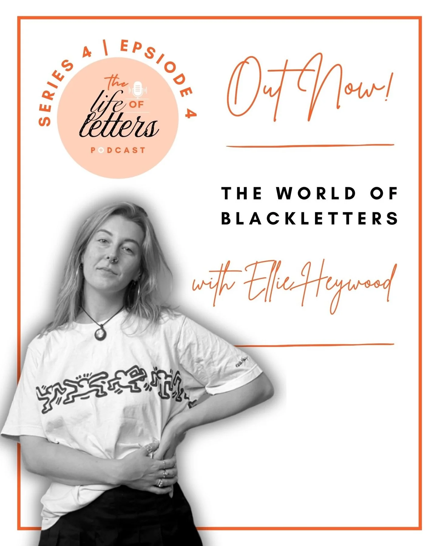 Episode FOUR is here! Join me for a conversation with the incredible queen of black letters, @elettr!

Ellie shares insights on how to get started with calligraphy, the beauty of different letter forms, and her aspirations to spread the art of black 