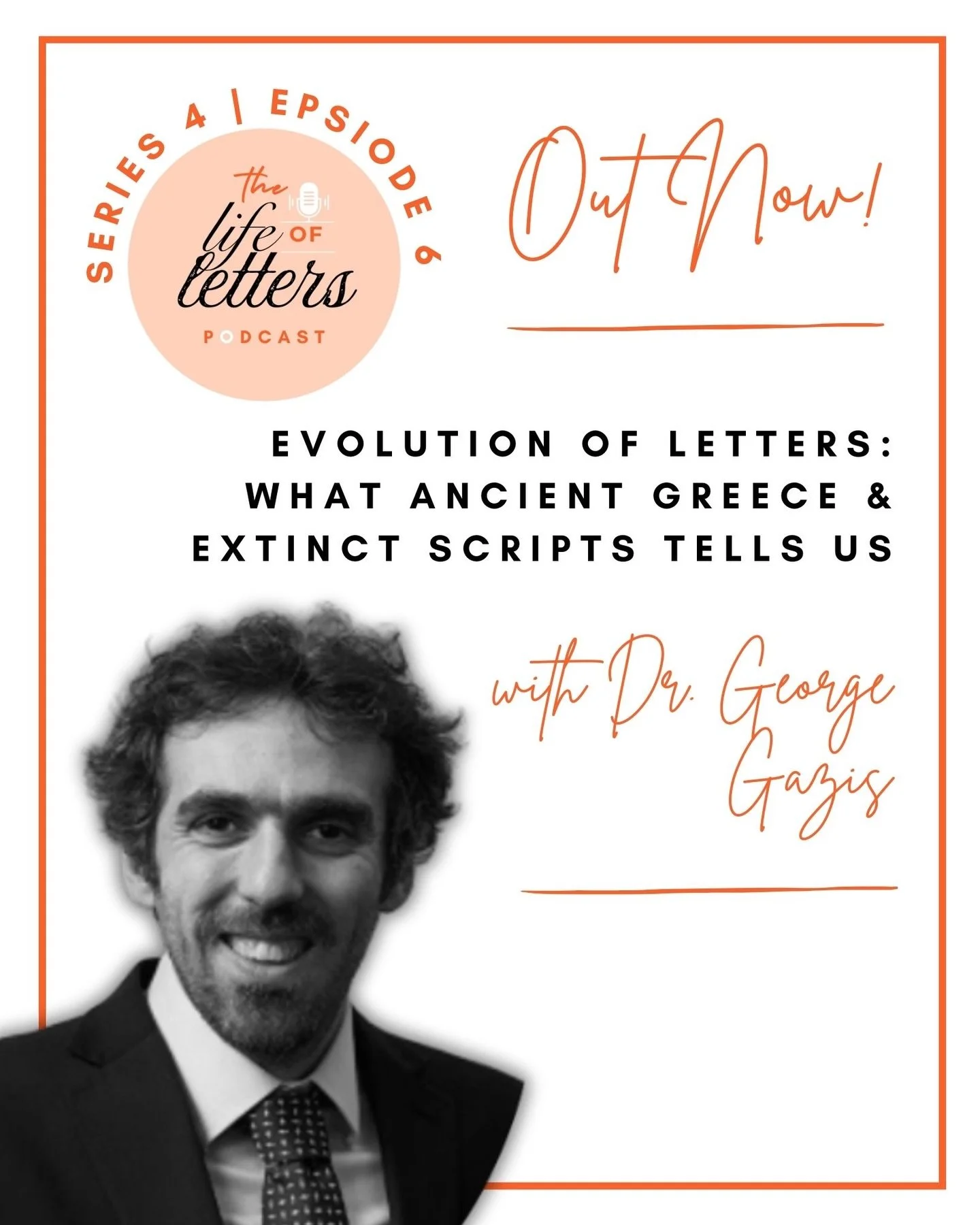 An epic finale to the fourth series with Dr. George Gazis, an expert in ancient inscriptions and Greek literature, from @durhamuniversity 🎉🎙️ 

We explore the history and evolution of writing systems, the significance of ancient inscriptions, and t