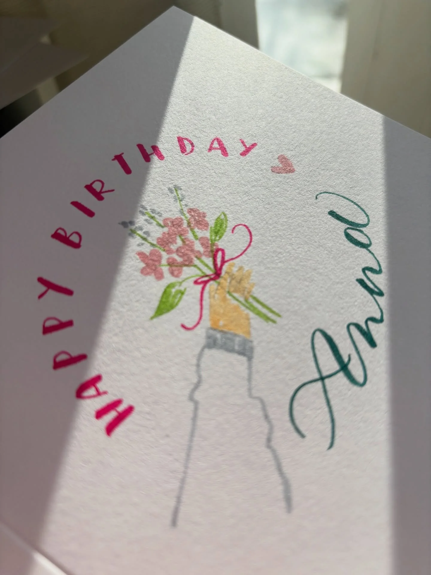 Calligraphy brings me space in a world that can feel heavy. And best of all, I can share it and offer a moment of joy to someone else.

Give with love, create with joy and share a little kindness today 🤗 Sending hand drawn flowers to you all virtual