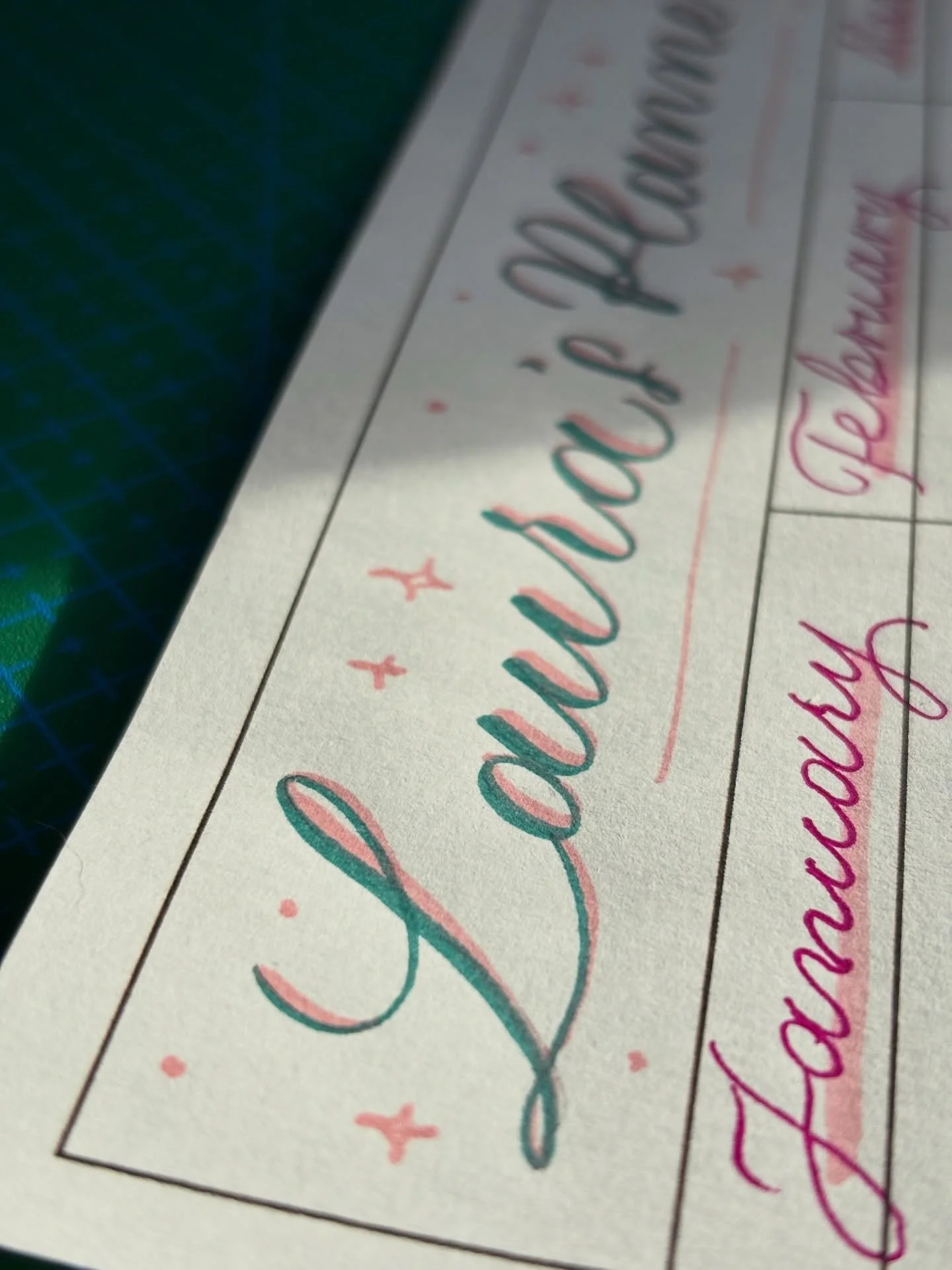 Lots of plans afoot! 2026 feels big already with new collaborations, partnerships, networks forming&hellip;all aligning, like the stars.

_
#2026energy #creativeenergy #alignedaction #calligraphyplanner #bulletjournalling