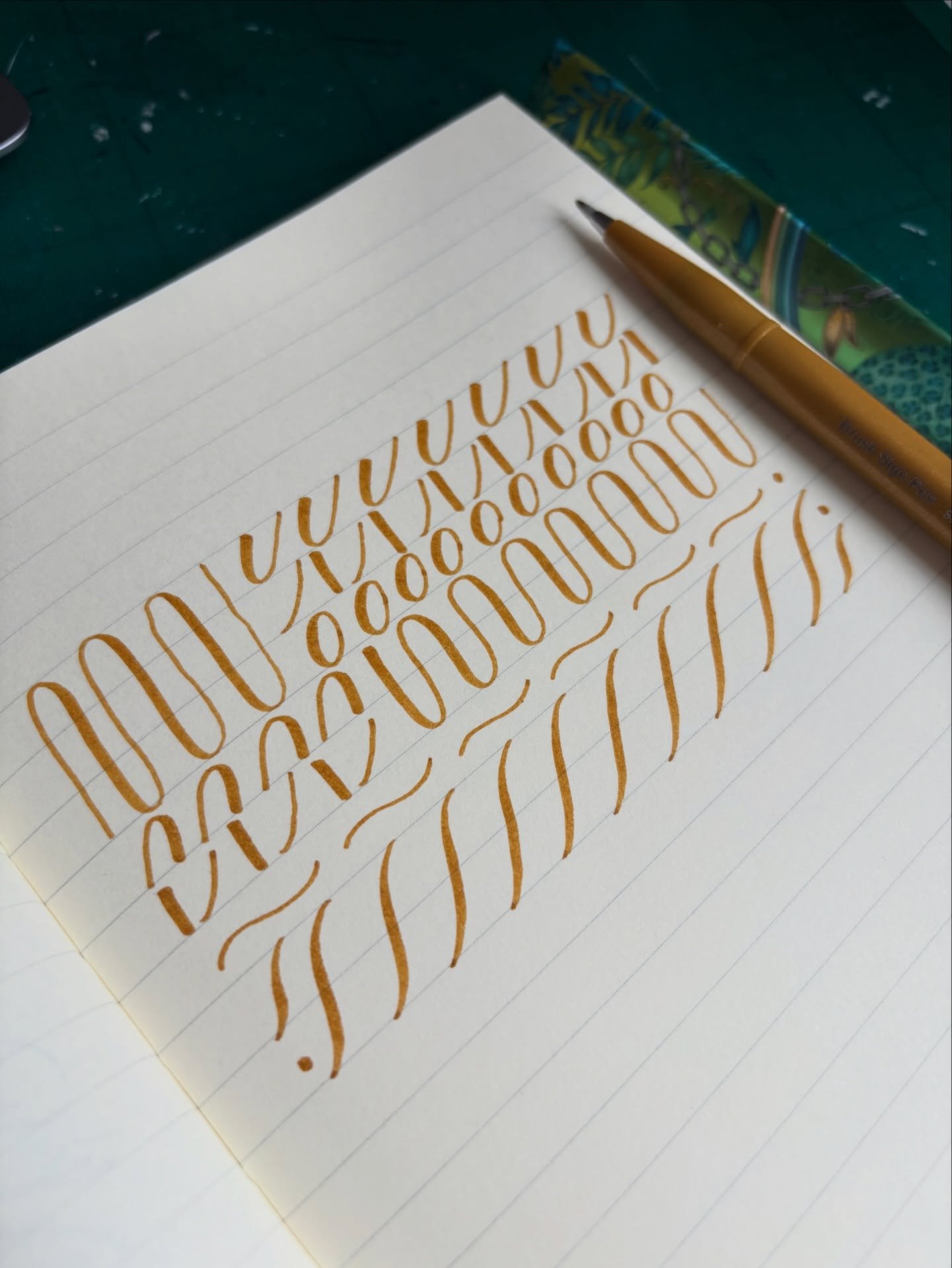 A little coffee break. Catch my breath. Create, play, practice.

Brush pen @penteluk. Notebook @emmajshipley.
_
#creativepractice #coffeebreak #doodles #calligraphydrills