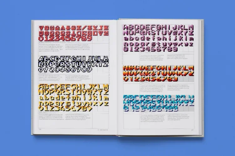 Arcade Game Typography/ The Art of Pixel Book