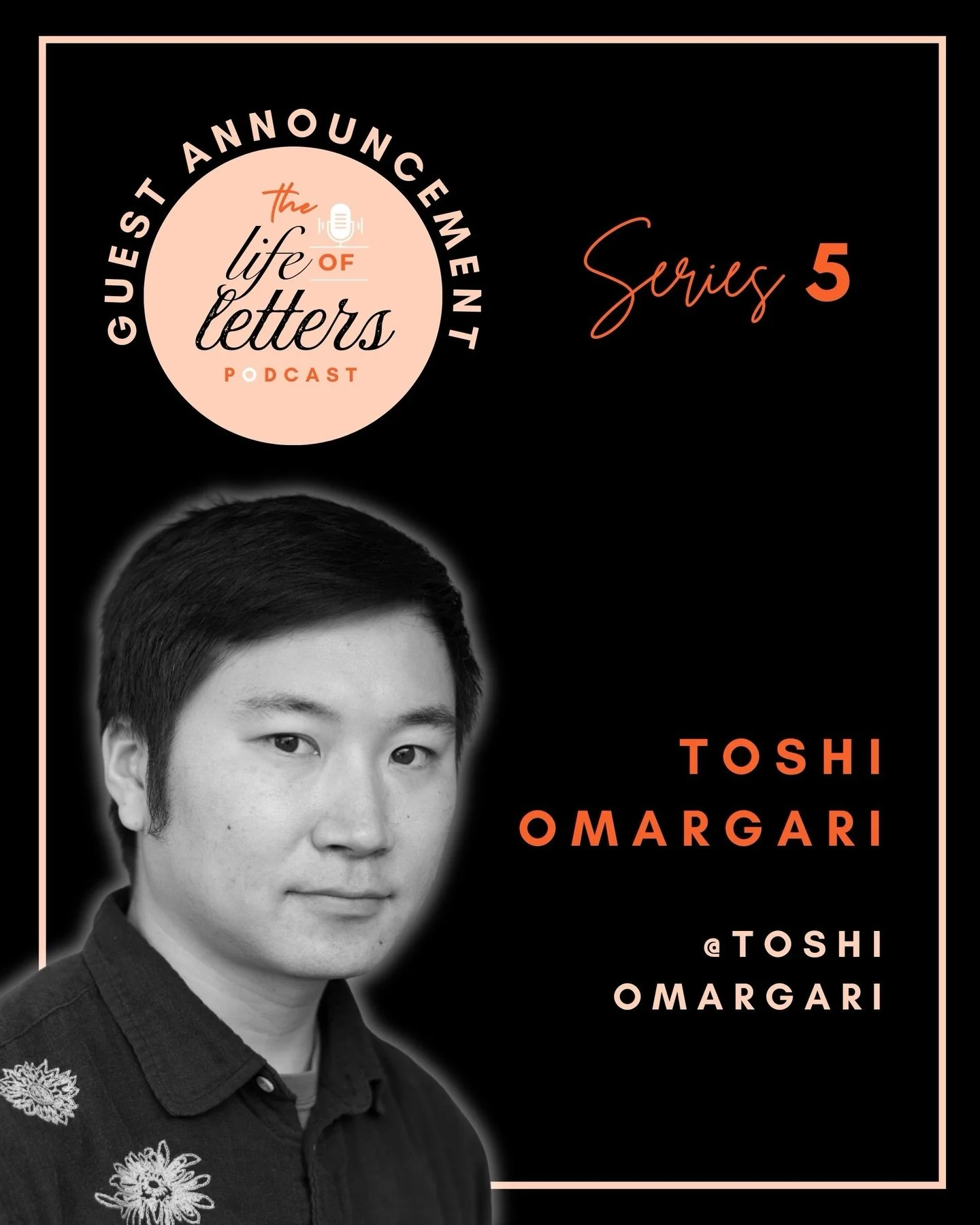 📣 Get ready for our next episode coming on Tuesday! 🎙️✨ Our next guest is @toshiomagari, a typeface designer, who chats to me about it his journey into typography, how he designed the new City of London street names and his research and book about 