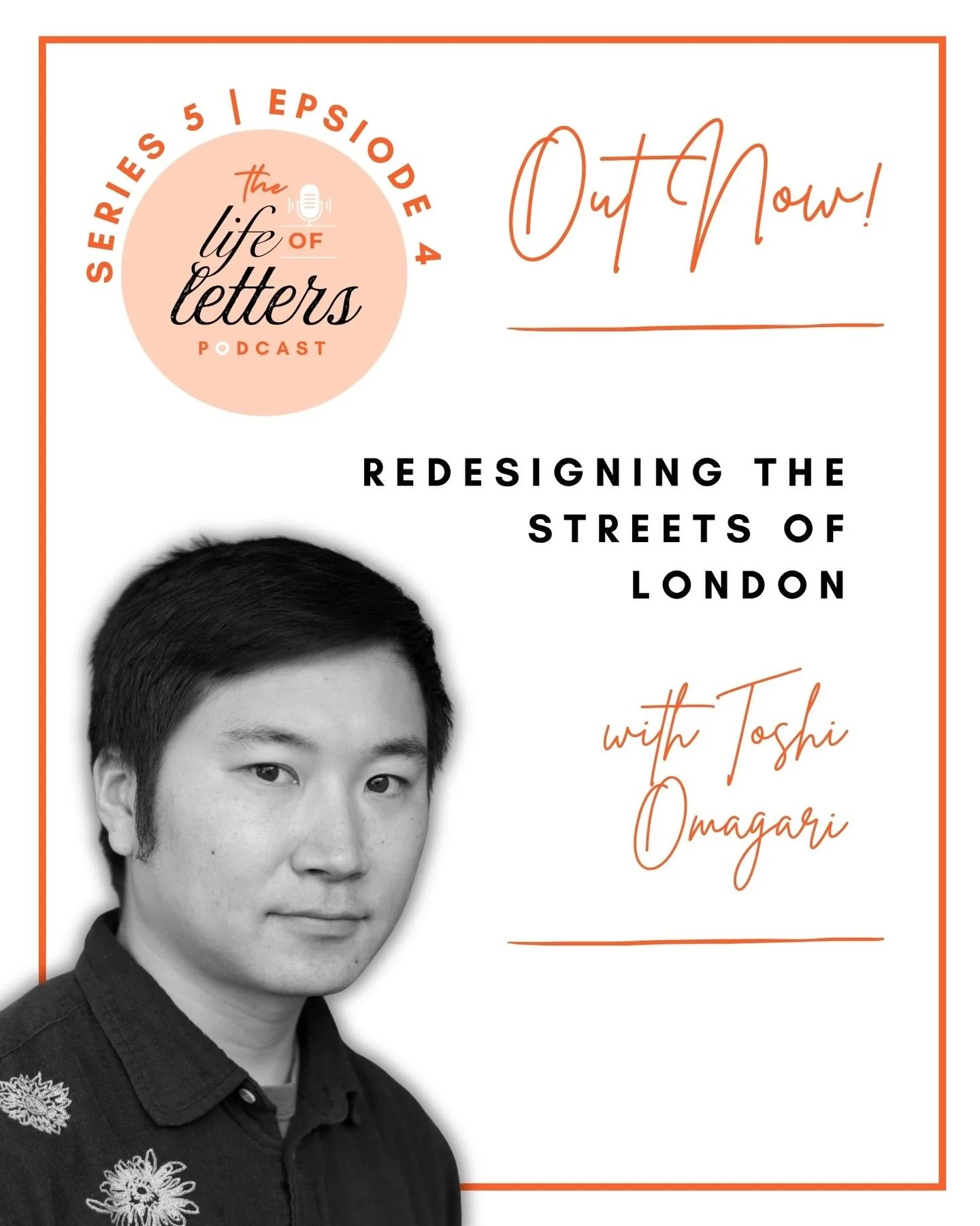 EPISODE 4 IS HERE! 📣🎙️🤩 My conversation with @toshiomagari is now ready for your ears&hellip;

Toshi kindly walks me through the essential terminology in typography, how he designed the new City of London street names, arcade game typography, and 