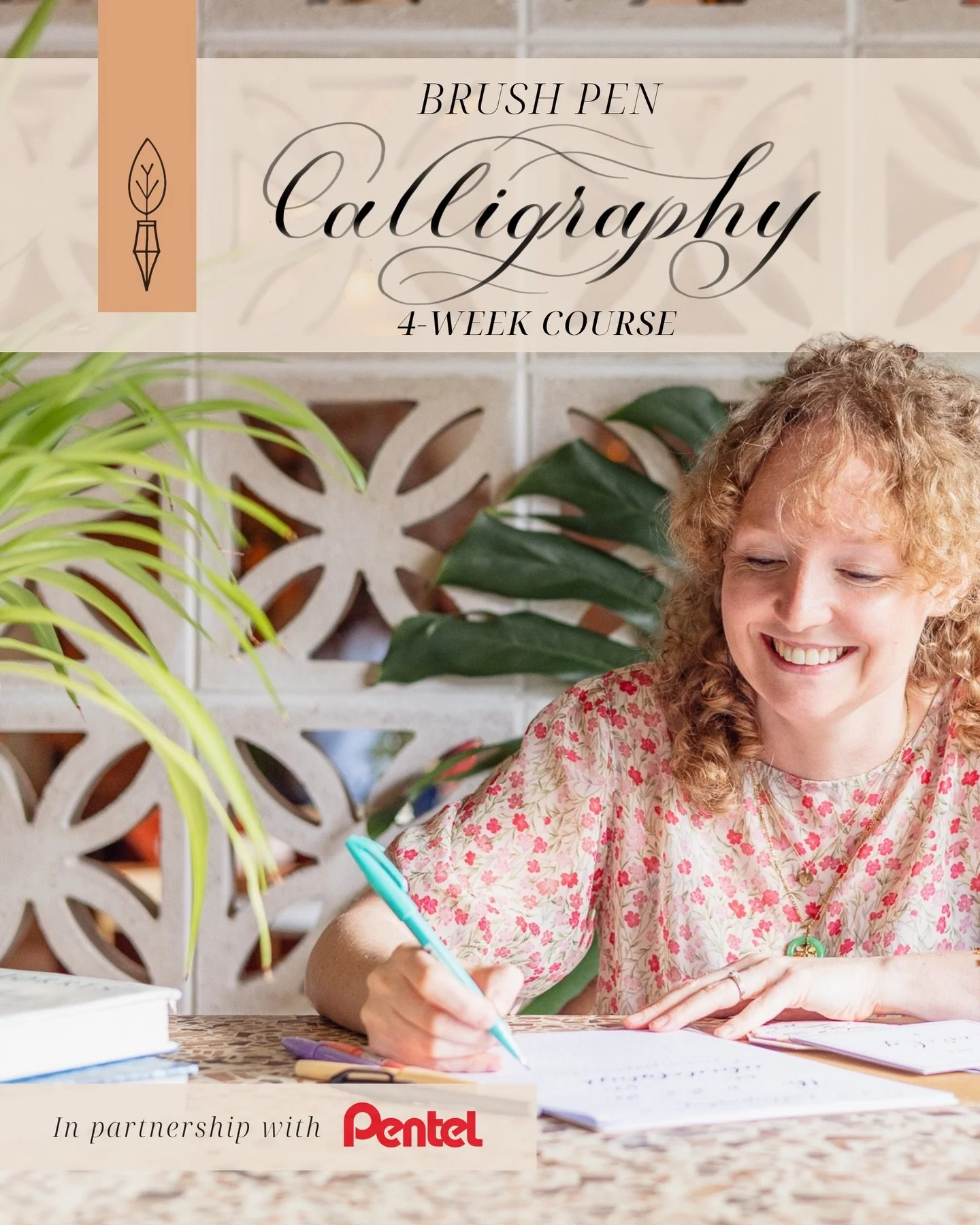 Your official invitation is here! Join me for 4 weeks of slowing down, learning something new, and reconnecting with your creativity through brush pen calligraphy ✍️

Whether you&rsquo;re completely new or looking to deepen your practice, this course