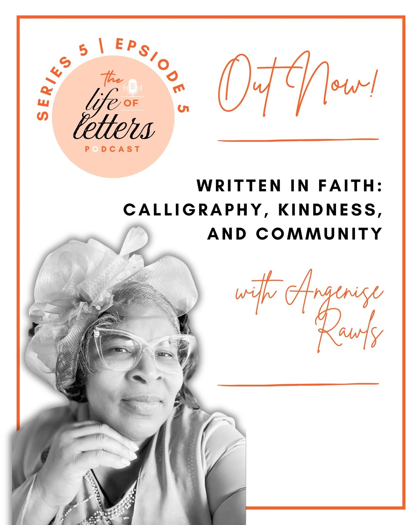 If I could bottle kindness, community and talent in one person, it would be Angenise @thegracefulpenstudio, and guess what&hellip; I got to talk to her in episode five of our latest series! OUT TODAY 🎉🎙️✨

If you need a jump-start of hope and inspi