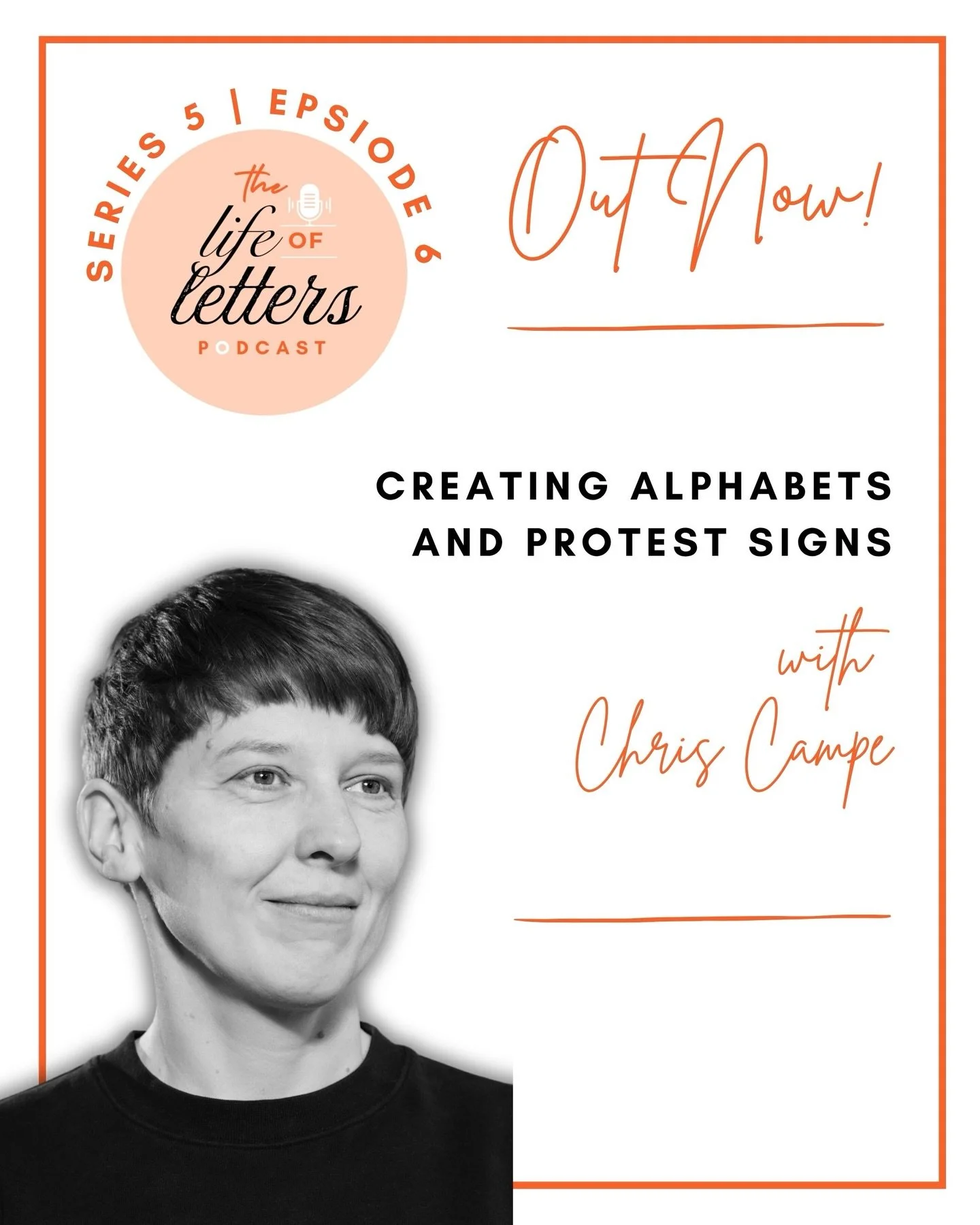 EPISODE 6 OUT NOW 🎙️🎉 I dive into the world of lettering, alphabets and protest signs with Chris Campe @allthingsletters 🎉✍️✨

Chris shares how she transitioned from illustrating characters to exploring the beauty and meaning behind letters. We ex