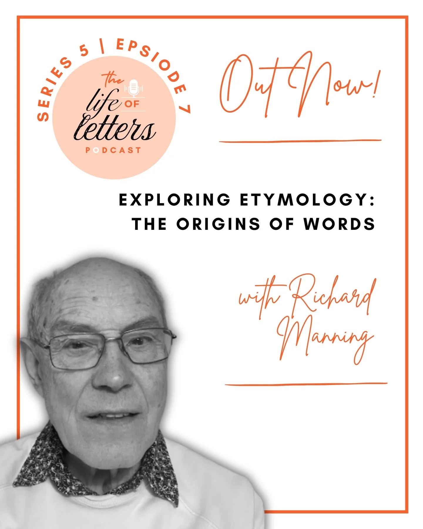 Episode SEVEN is out NOW! 🎙️✨ In this PEN-ultimate episode of series 6 I get to delve into the world of etymology and chat to expert Richard Manning from wordsecrets.org. This is an incredible conversation!!!

If you&rsquo;ve ever been interested in