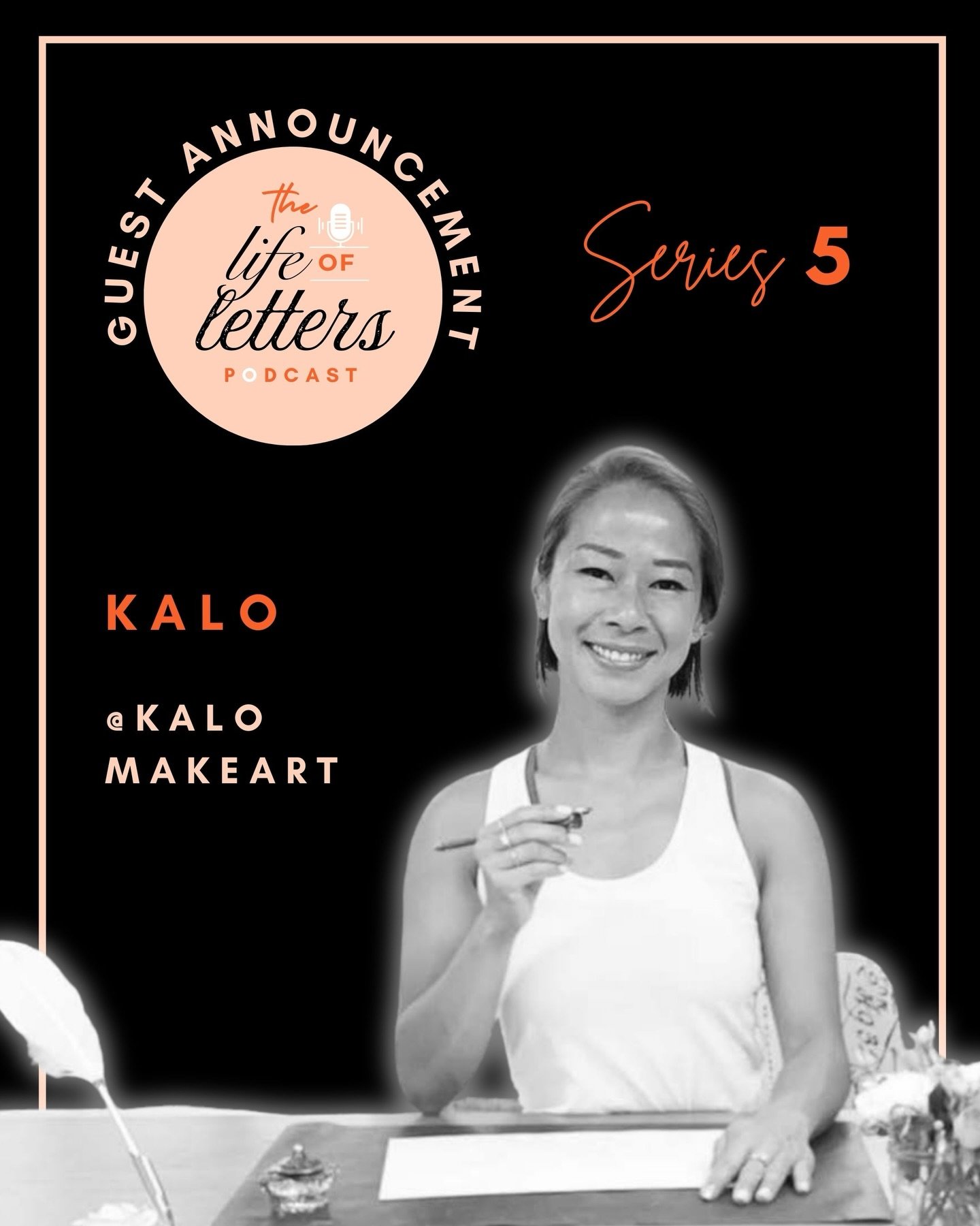 THE BIG FINALE IS COMING!! 🎉✍️✨ Our final guest of series five is none other than the incredible Kalo @kalomakeart @kalomaketattoo. What an honour and delight to speak with Kalo all about her work and diving into her many talents, including tattooin