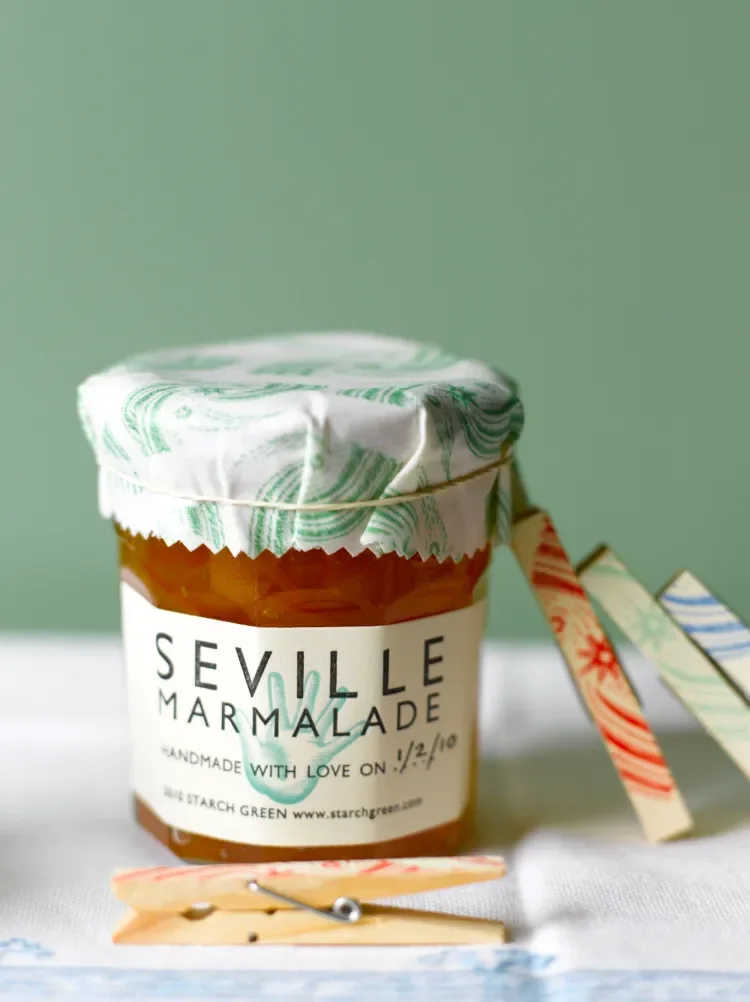 Example of Starch Green typographical design for branding