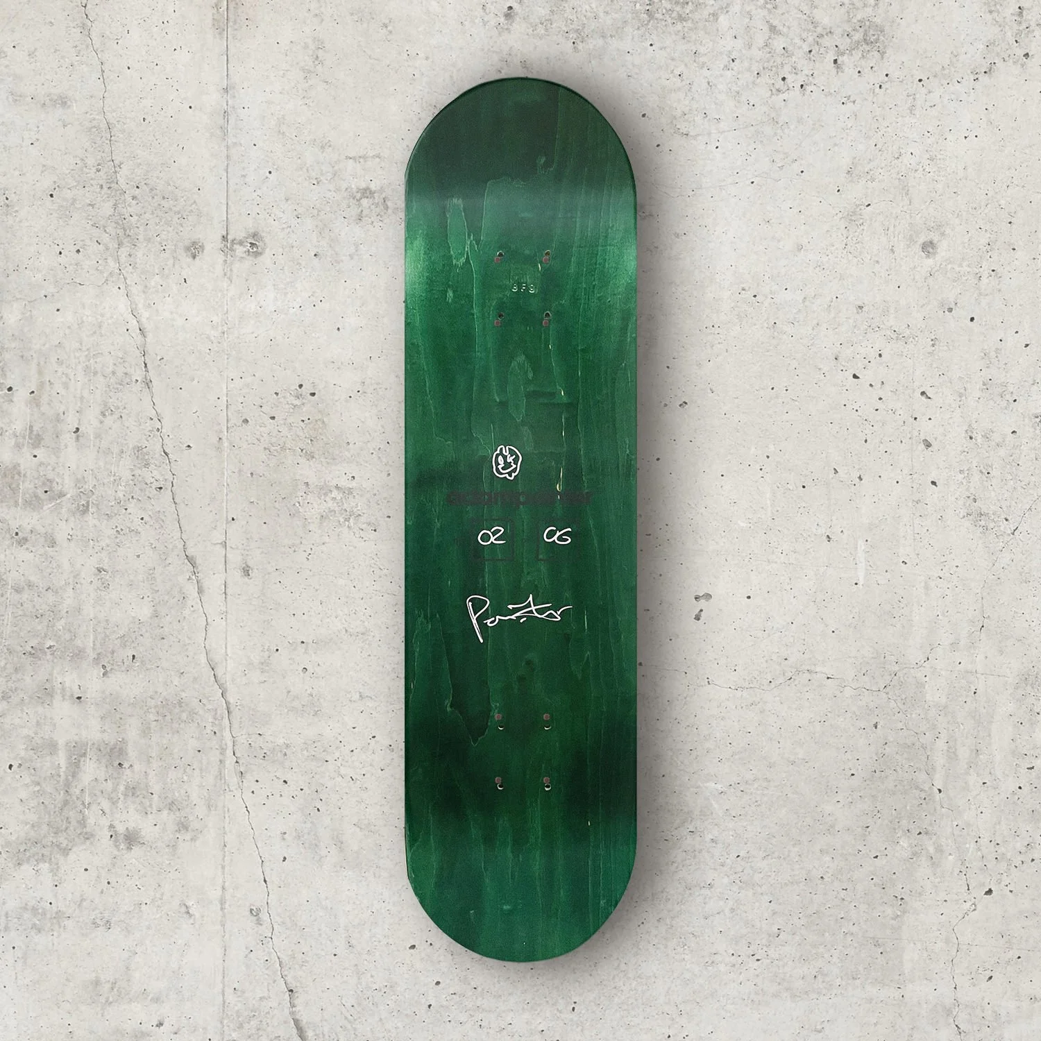Adam-Pointer-Split-Skull-Skate-Decks-green-stain.jpg