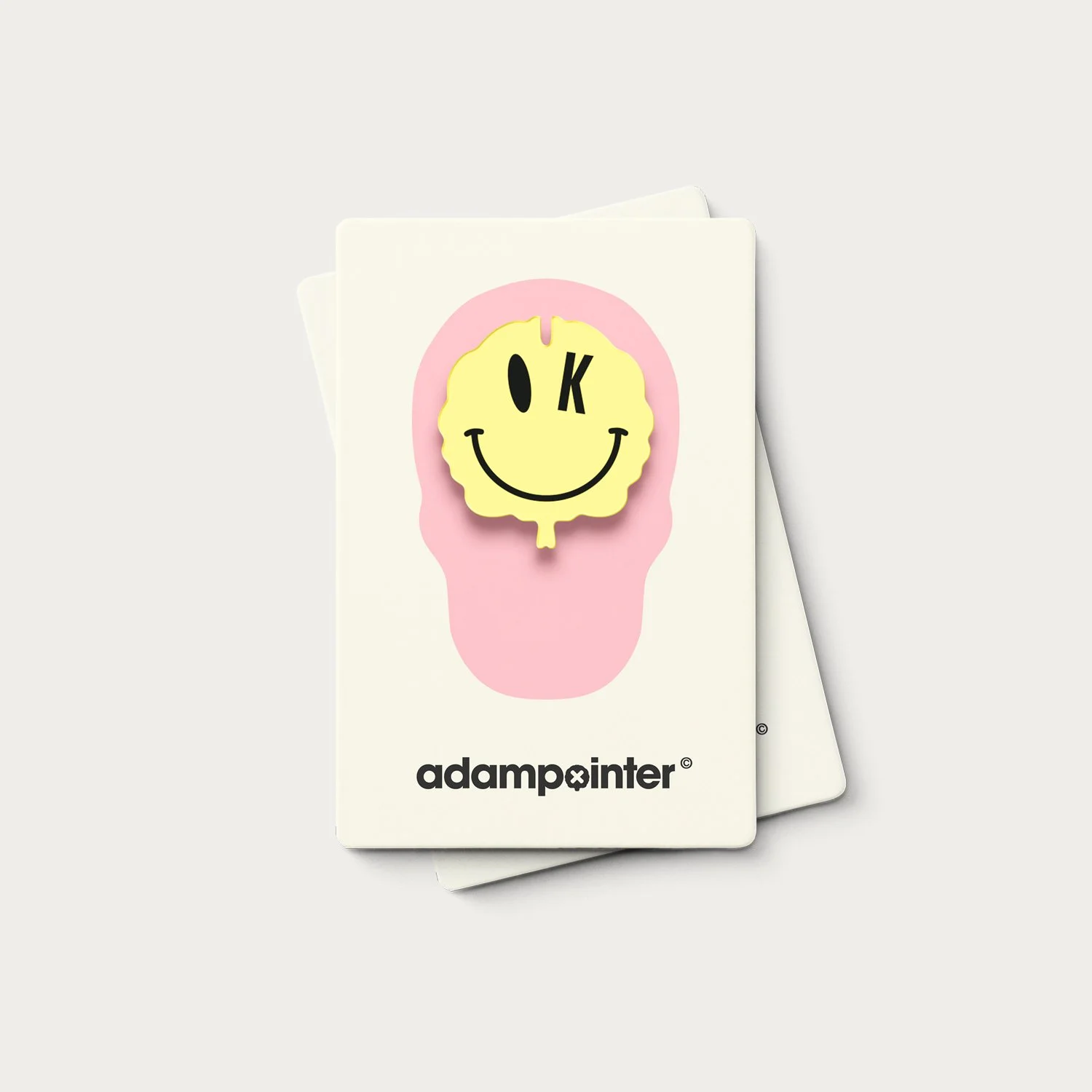 Acrylic pin badges