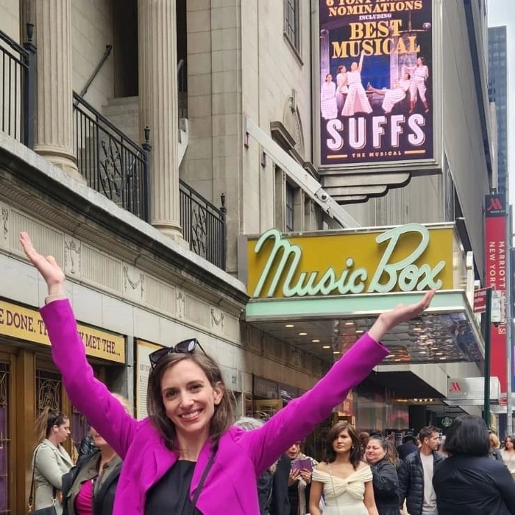 Best Musical (ever!) - in my book! I loved everything about @suffsmusical. Please go see it if you can!!! 

Thank you to @andreagrody, Musical Director, for giving us a backstage tour and a memory to last a lifetime. I'm so happy @shesthefirst brough