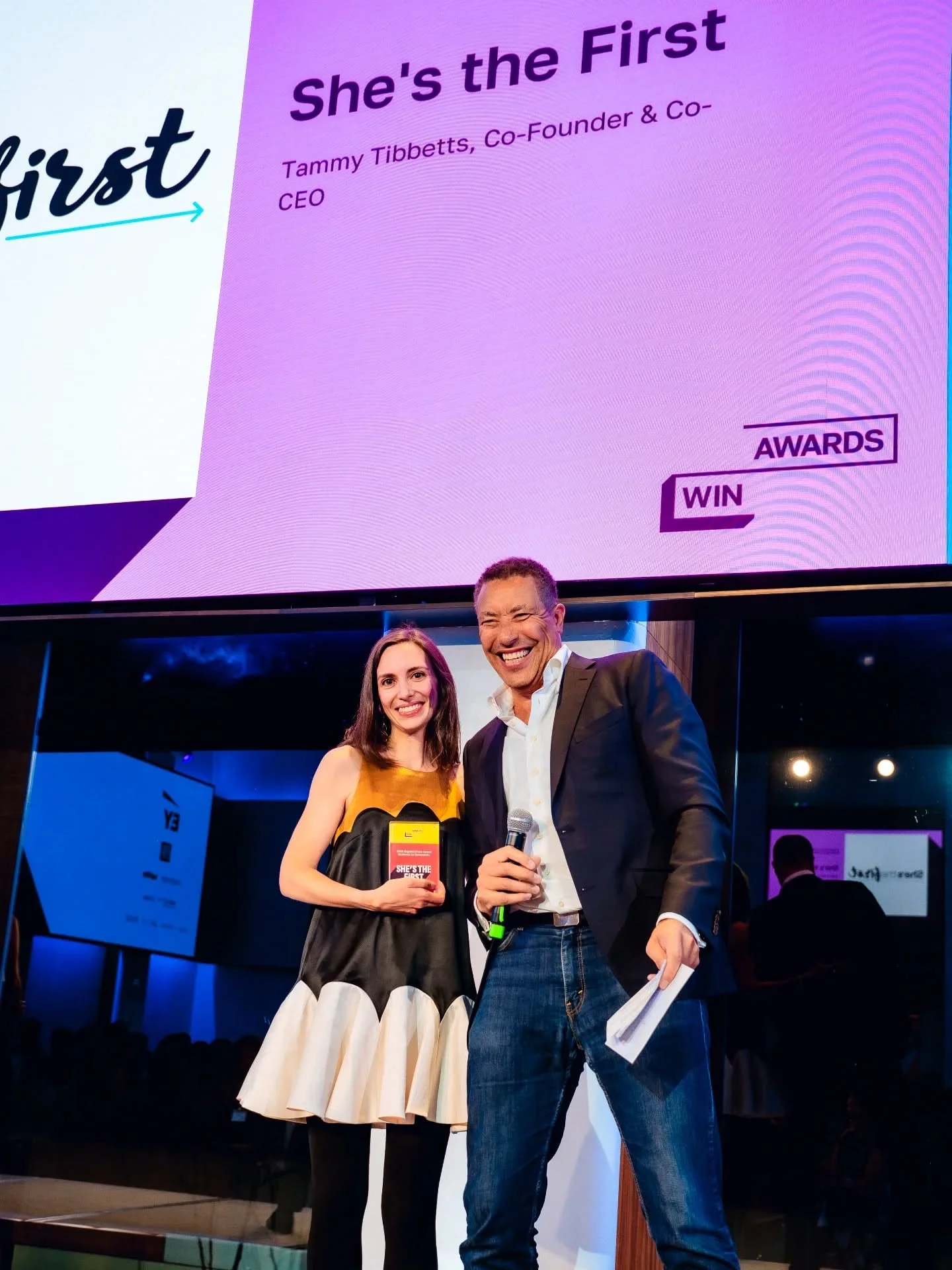 Happy Sweet 16, @shesthefirst! On your 16th birthday, I'm proud to share a photo from the @womenininnovation Awards last Friday. @shesthefirst took home an Organization of the Year award! ✨

My heart is full of love for the girls and people who I bui